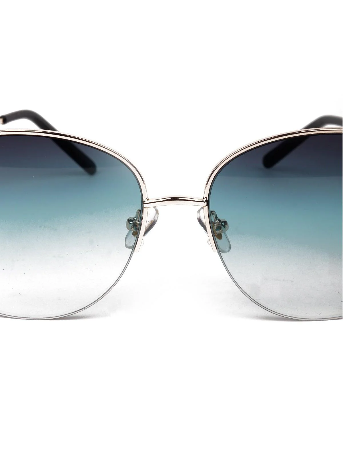 Odette Women Blue Metal Sunglasses - Image 6