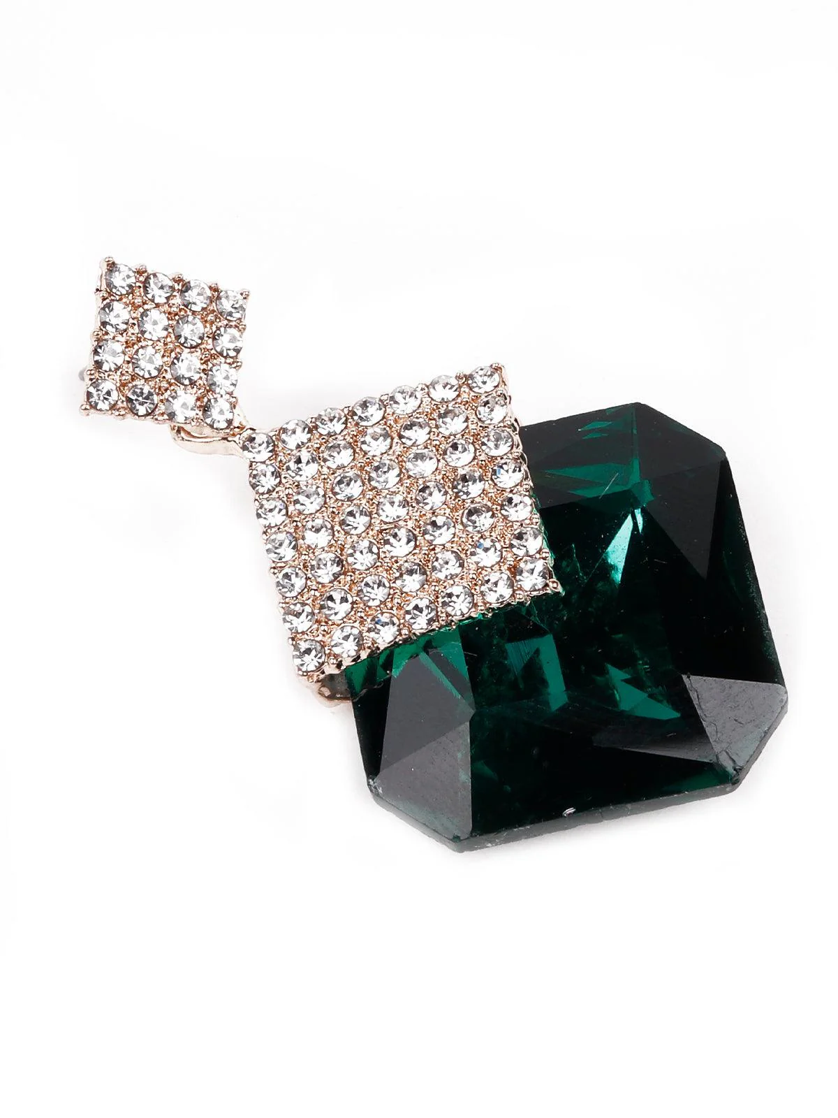 Odette Women Silver Metal Drop Earrings - Image 5