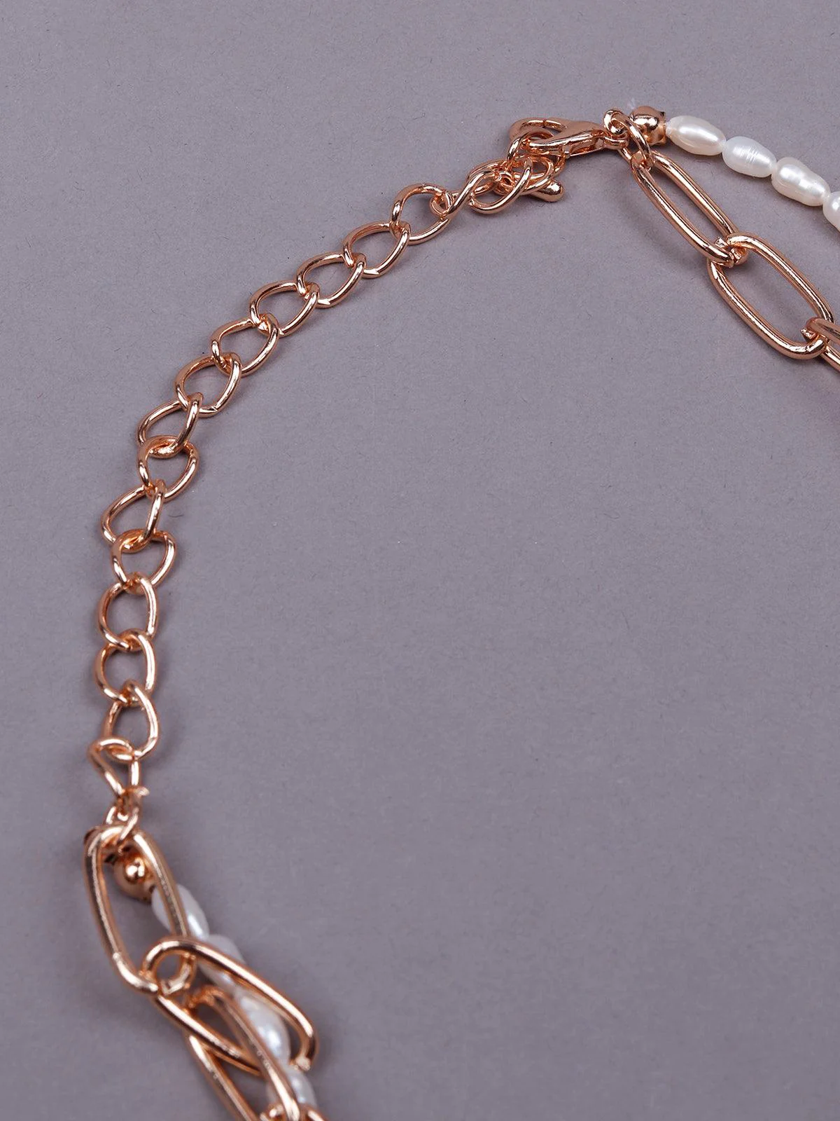 Odette Women Pearl And Gold Metal Stunning Necklace - Image 6
