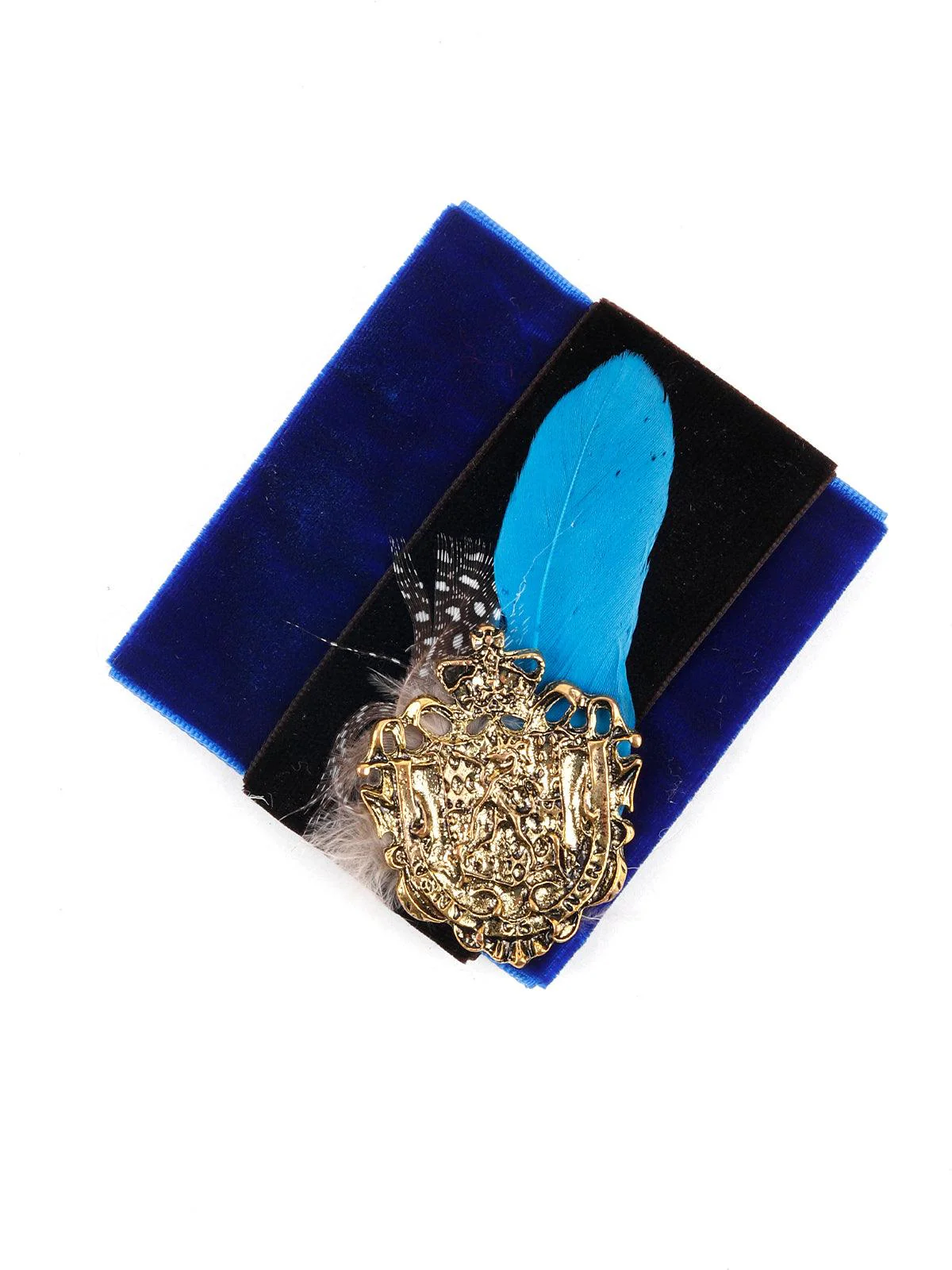 Odette Women Aurelia Beautifier Dark Blue Brooch - Image 3