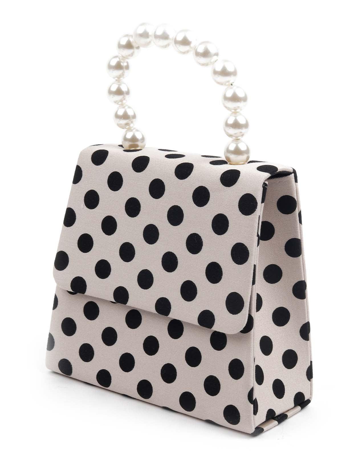 Odette Women Awe-Worthy Bobby Dots Hand Bag - Image 4