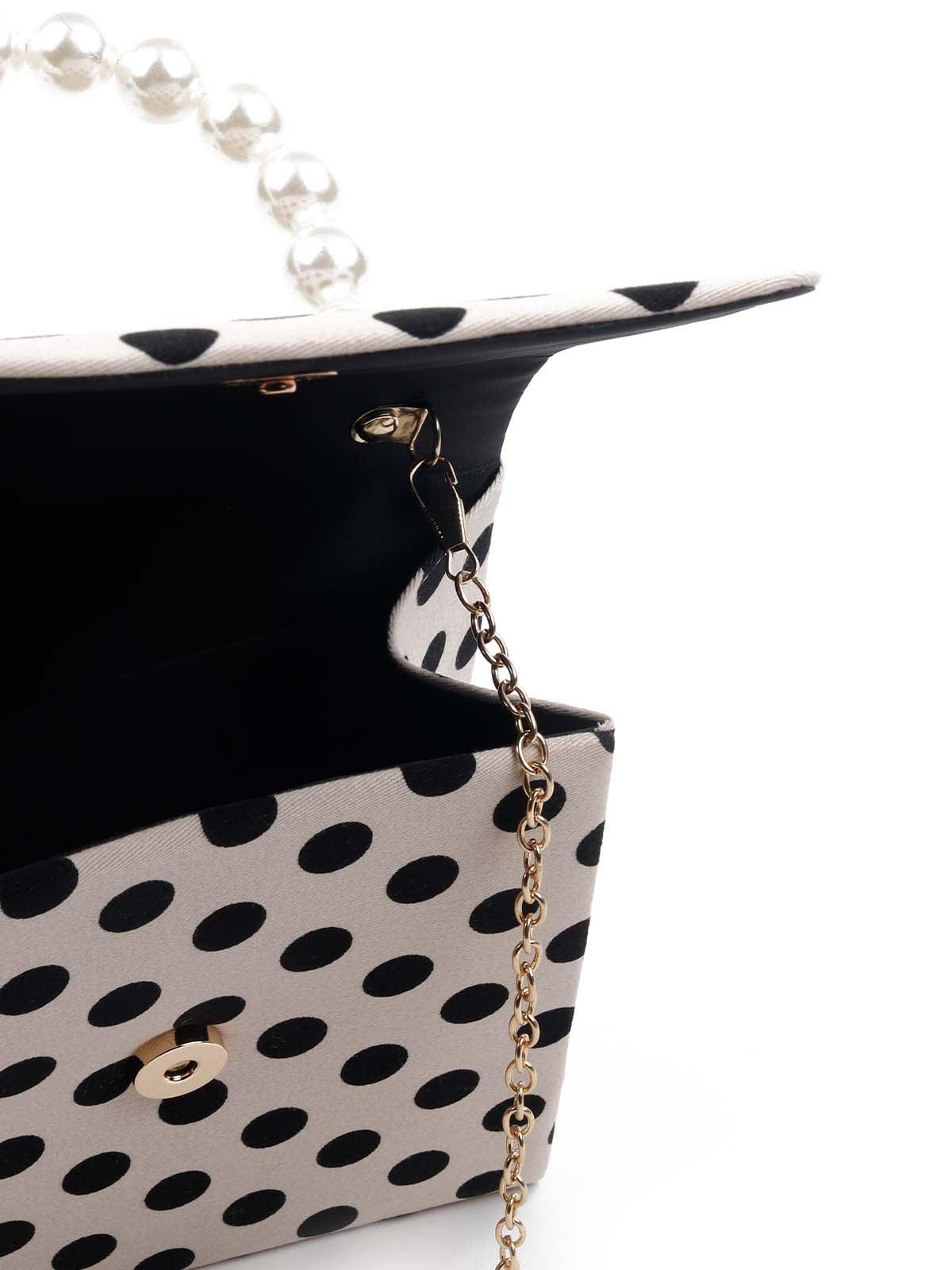 Odette Women Awe-Worthy Bobby Dots Hand Bag - Image 7