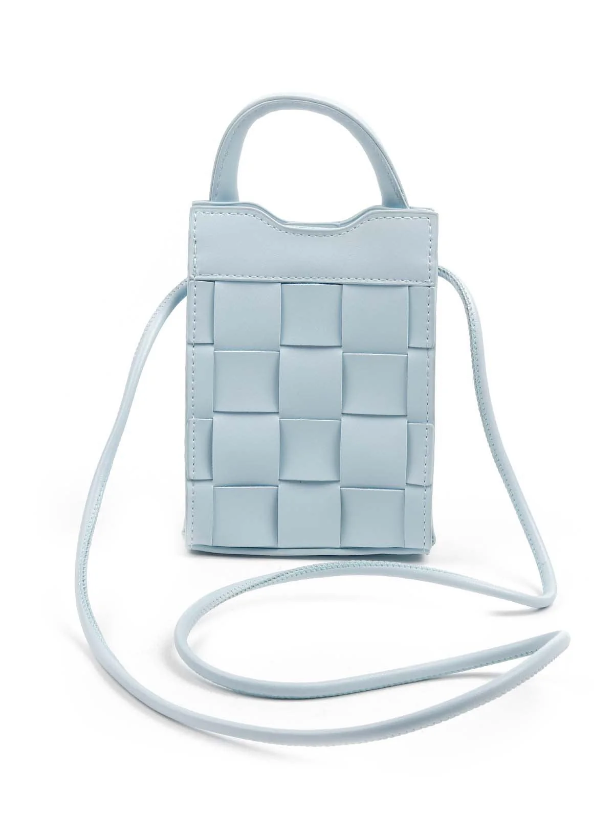 Odette Women Awe-Worthy Sky Blue Clutch - Image 3
