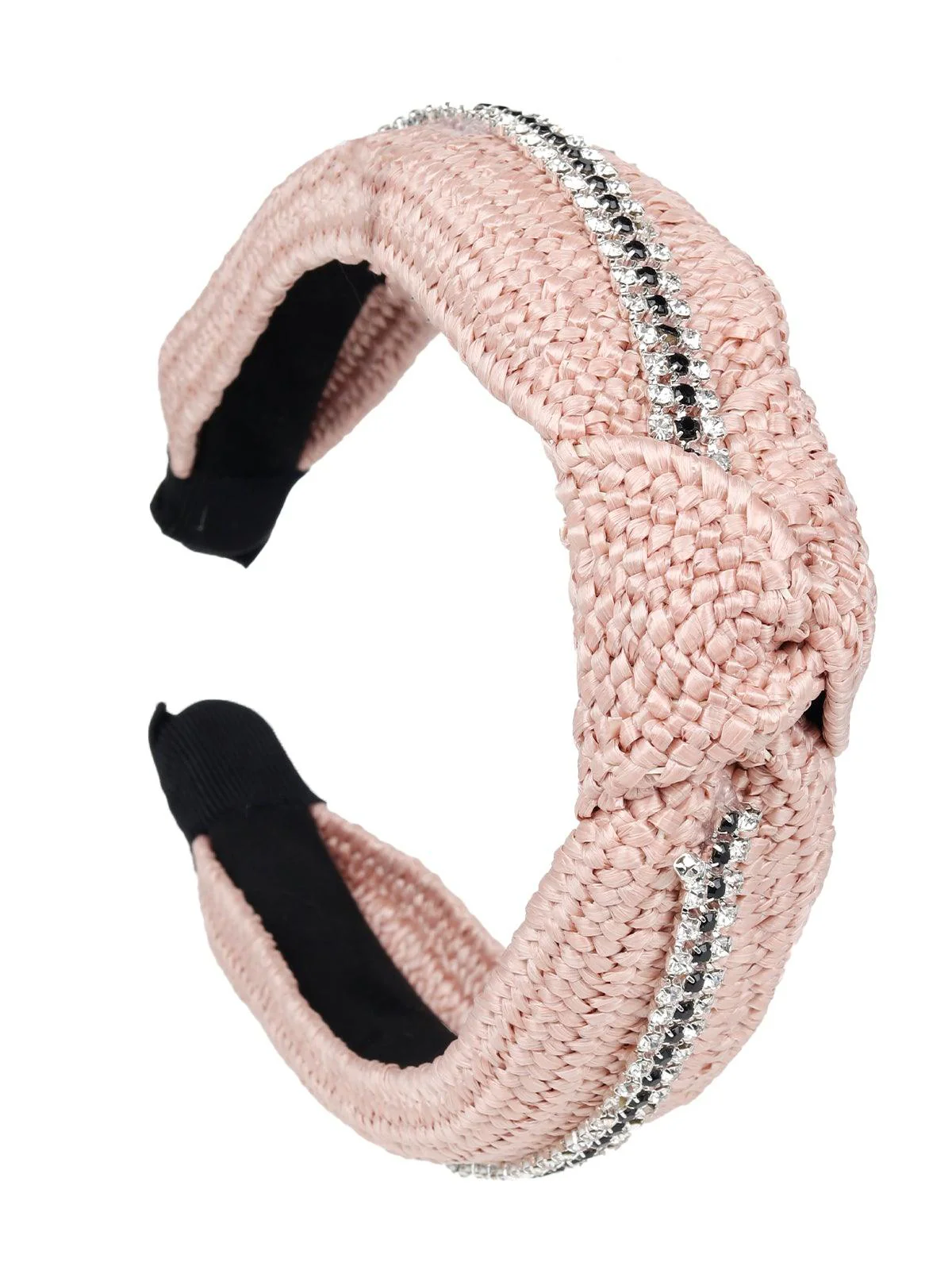 Odette Women Pink Rhinestones Hairband - Image 5