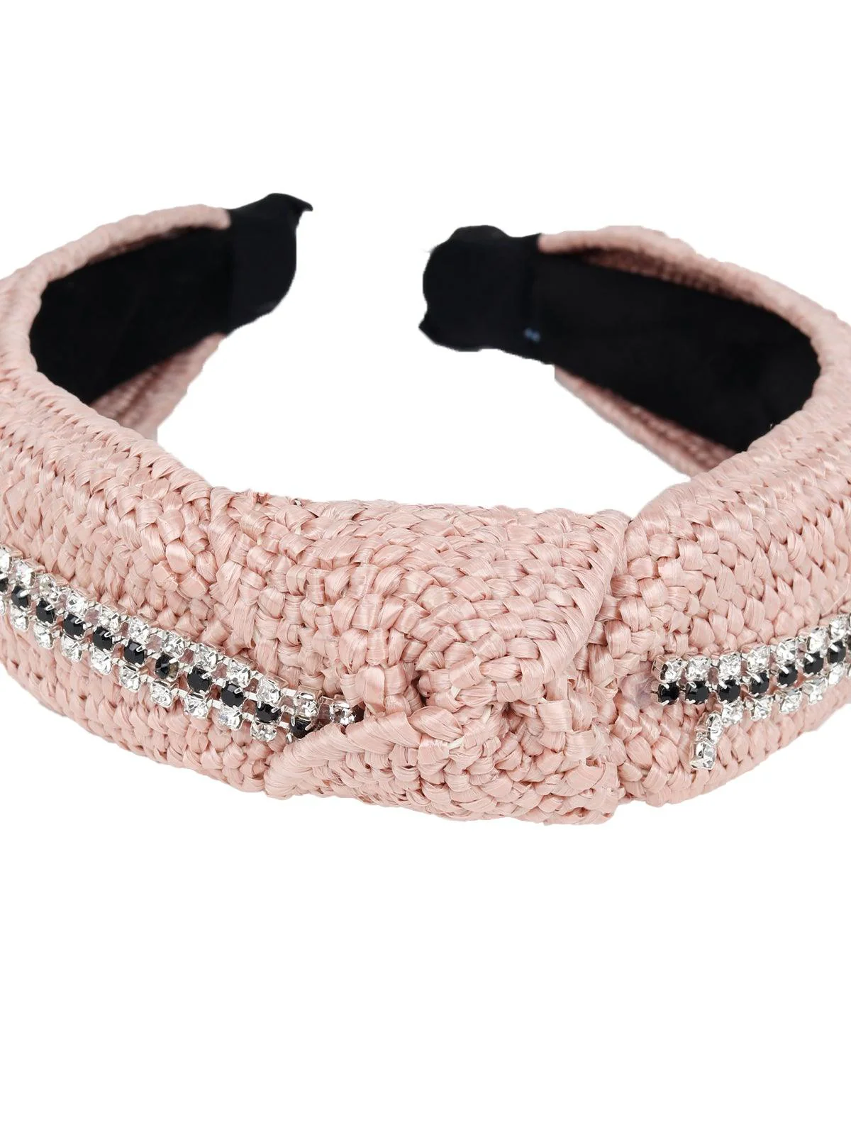 Odette Women Pink Rhinestones Hairband - Image 6