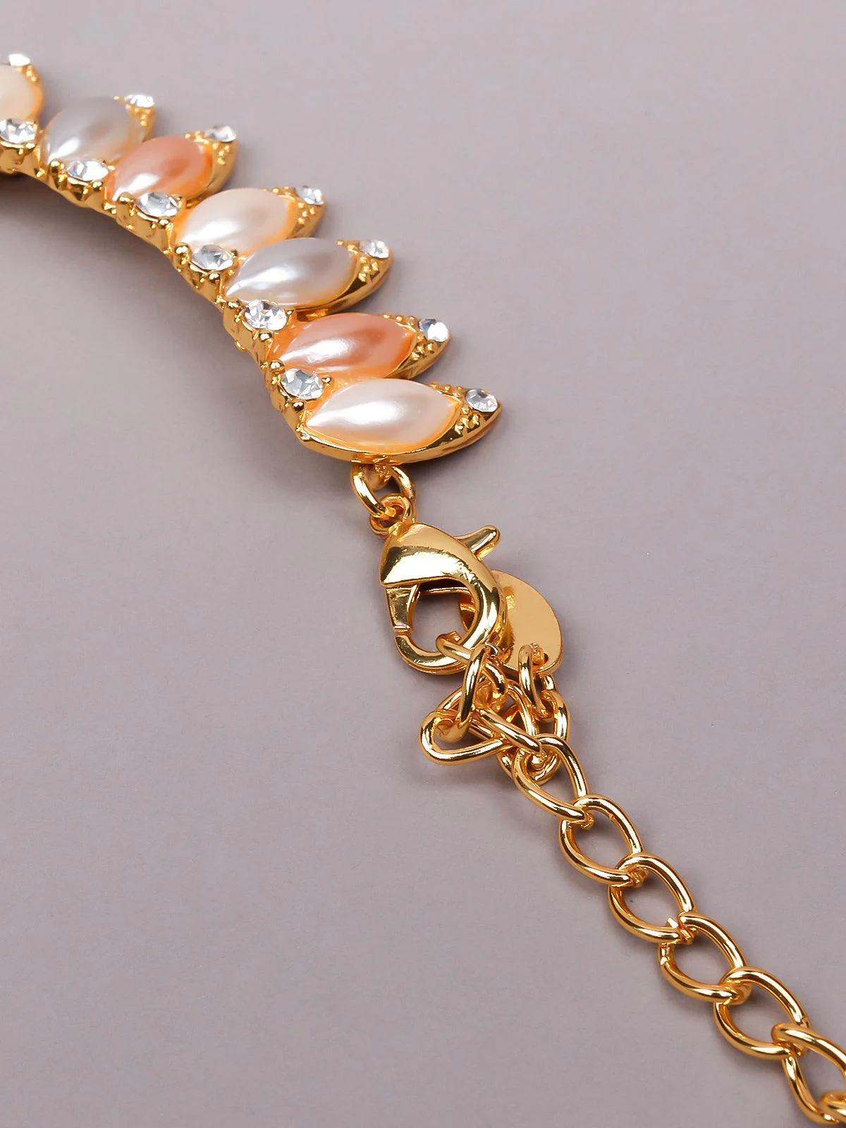 Odette Women Multicoloured Mtal Necklace Set - Image 6