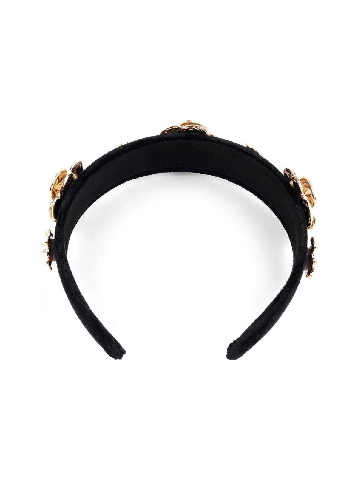 Odette Women Black Polyester Pearl - Image 5