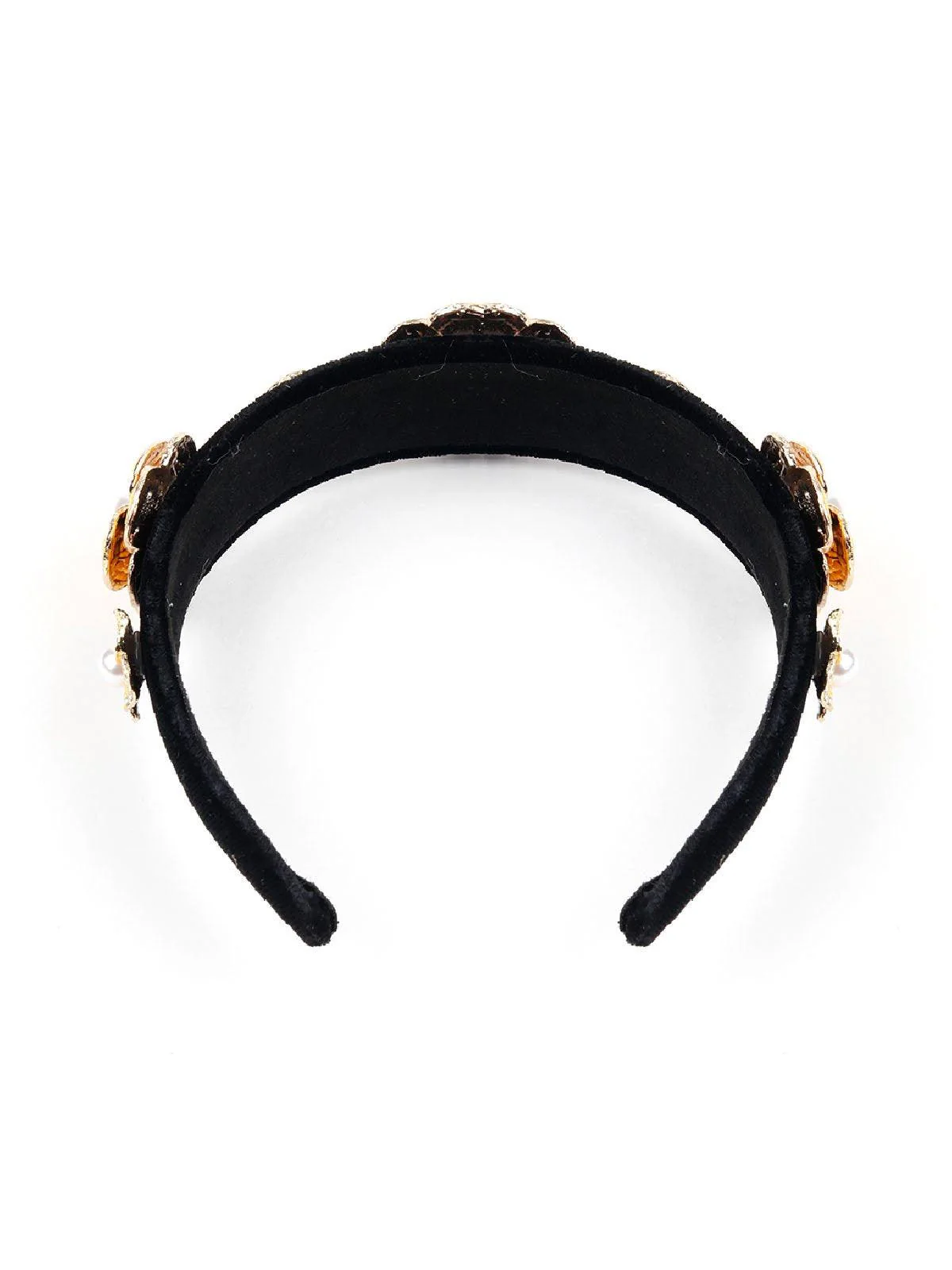 Odette Women Yellow Polyester Band - Image 6