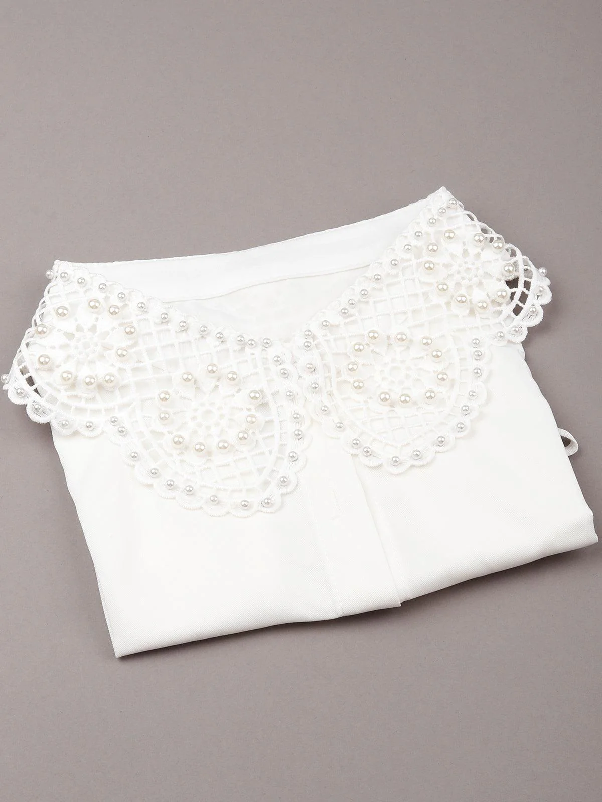 Odette Women Beautiful Classic White Detachable Collar - Image 4