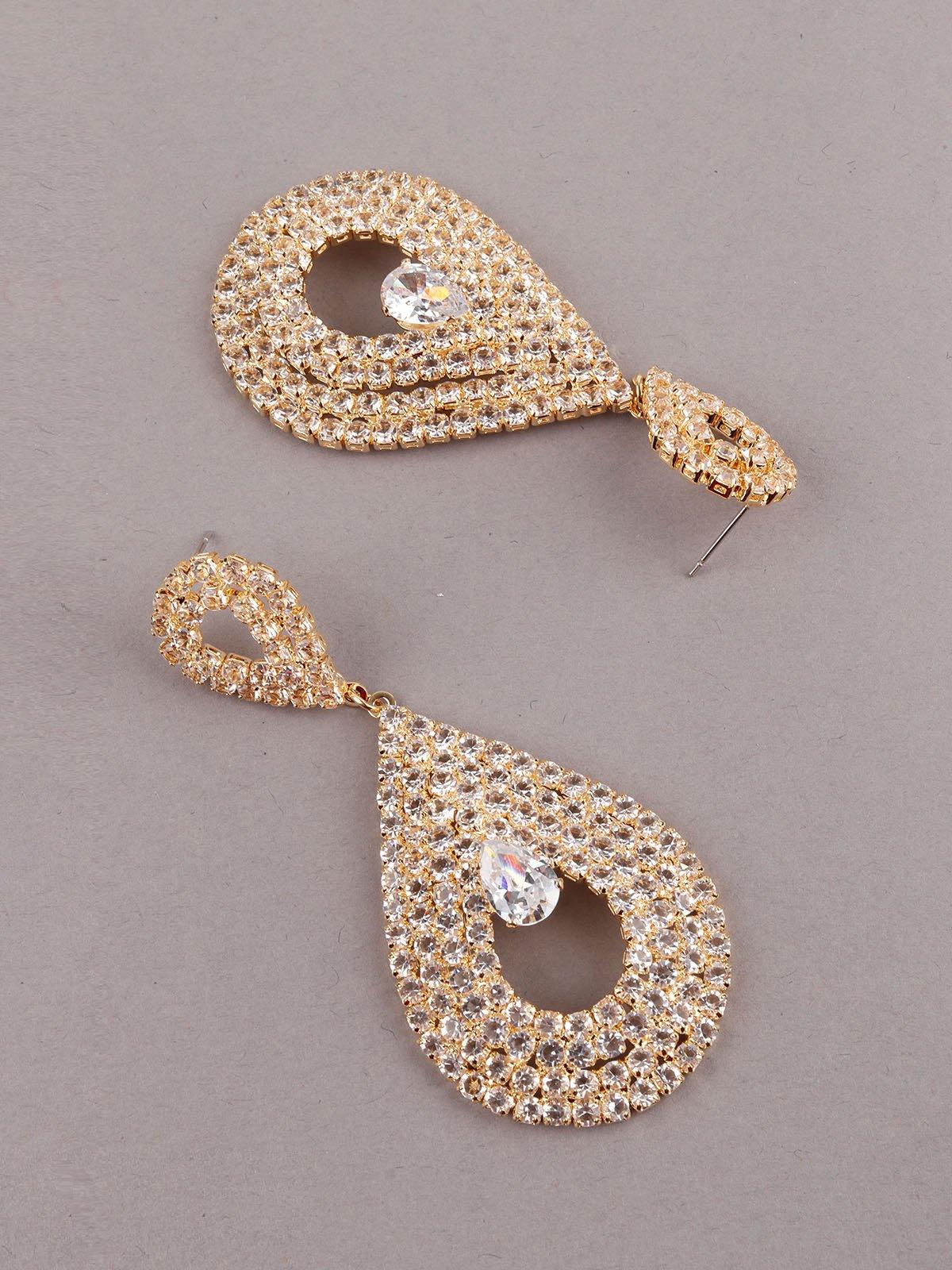 Odette Women Gold Metal Earrings - Image 5