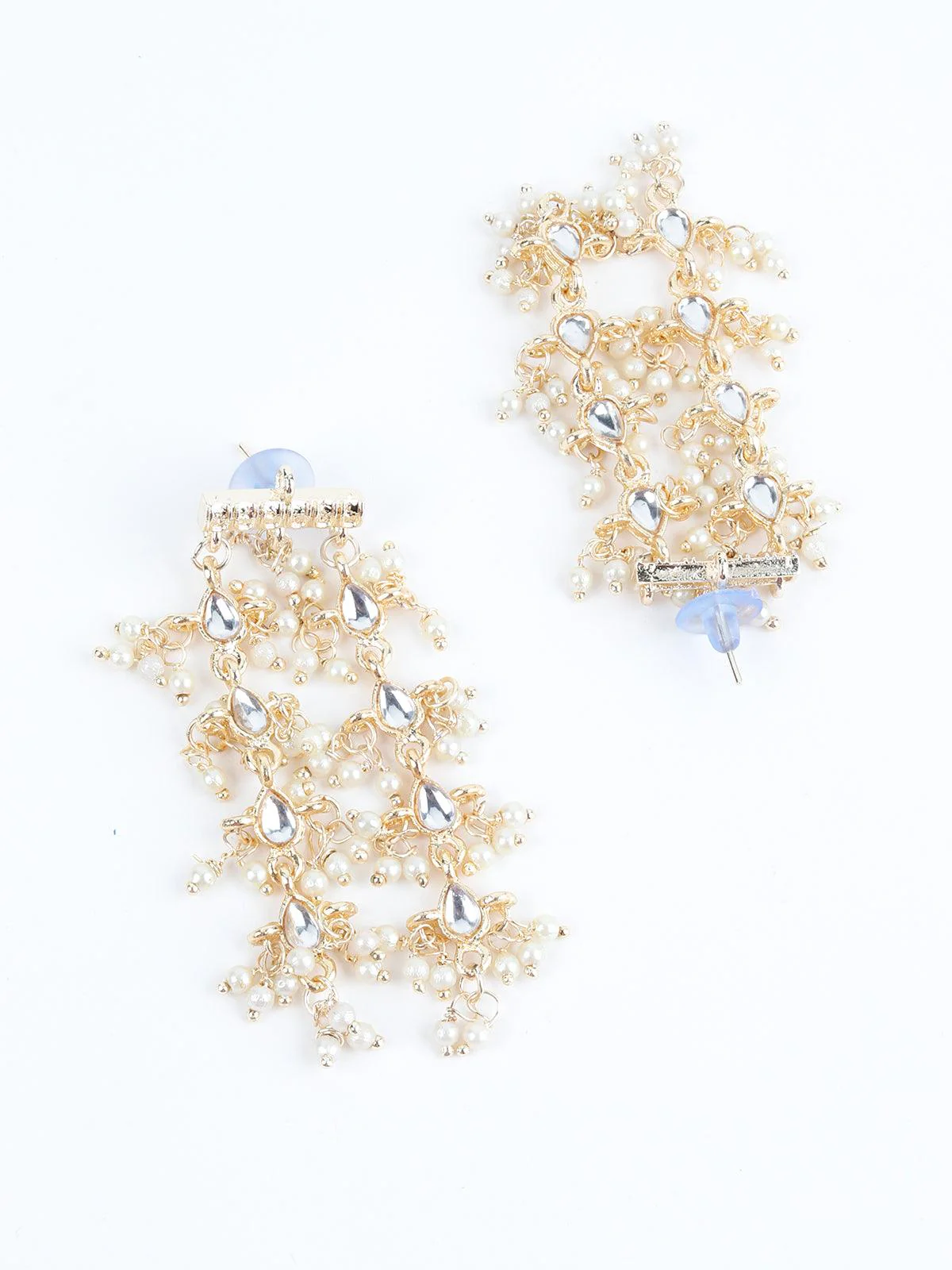 Odette Women Beautifying Multilayered Pearl Necklace Set - Image 6