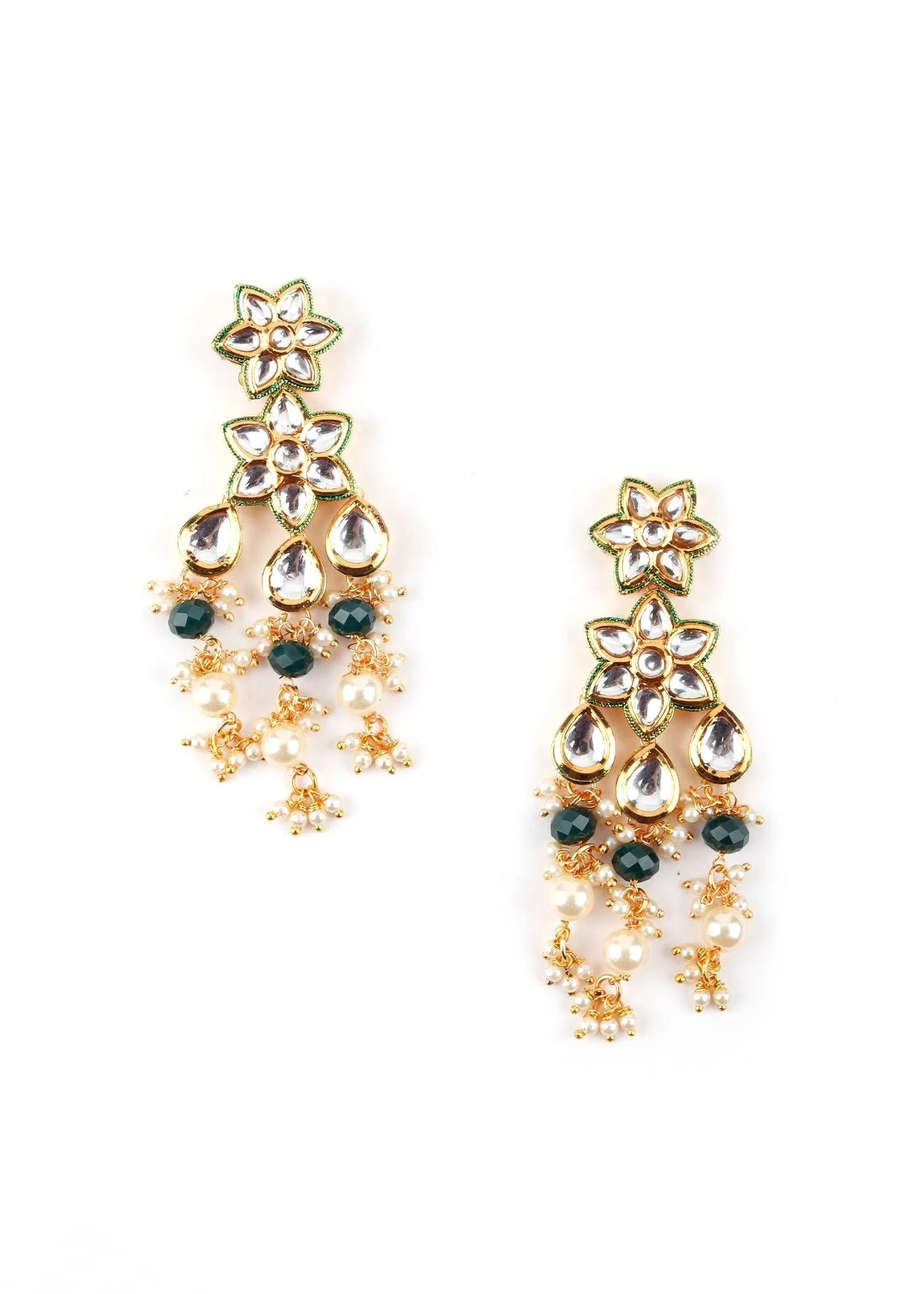 Odette Women Beauty In Green Necklace Set - Image 5