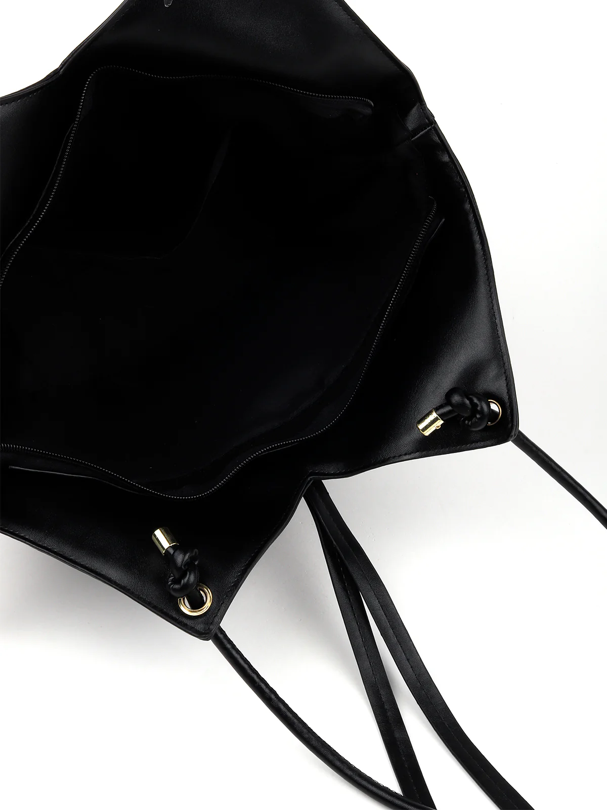Odette Women Black And White Textured Handbag - Image 6