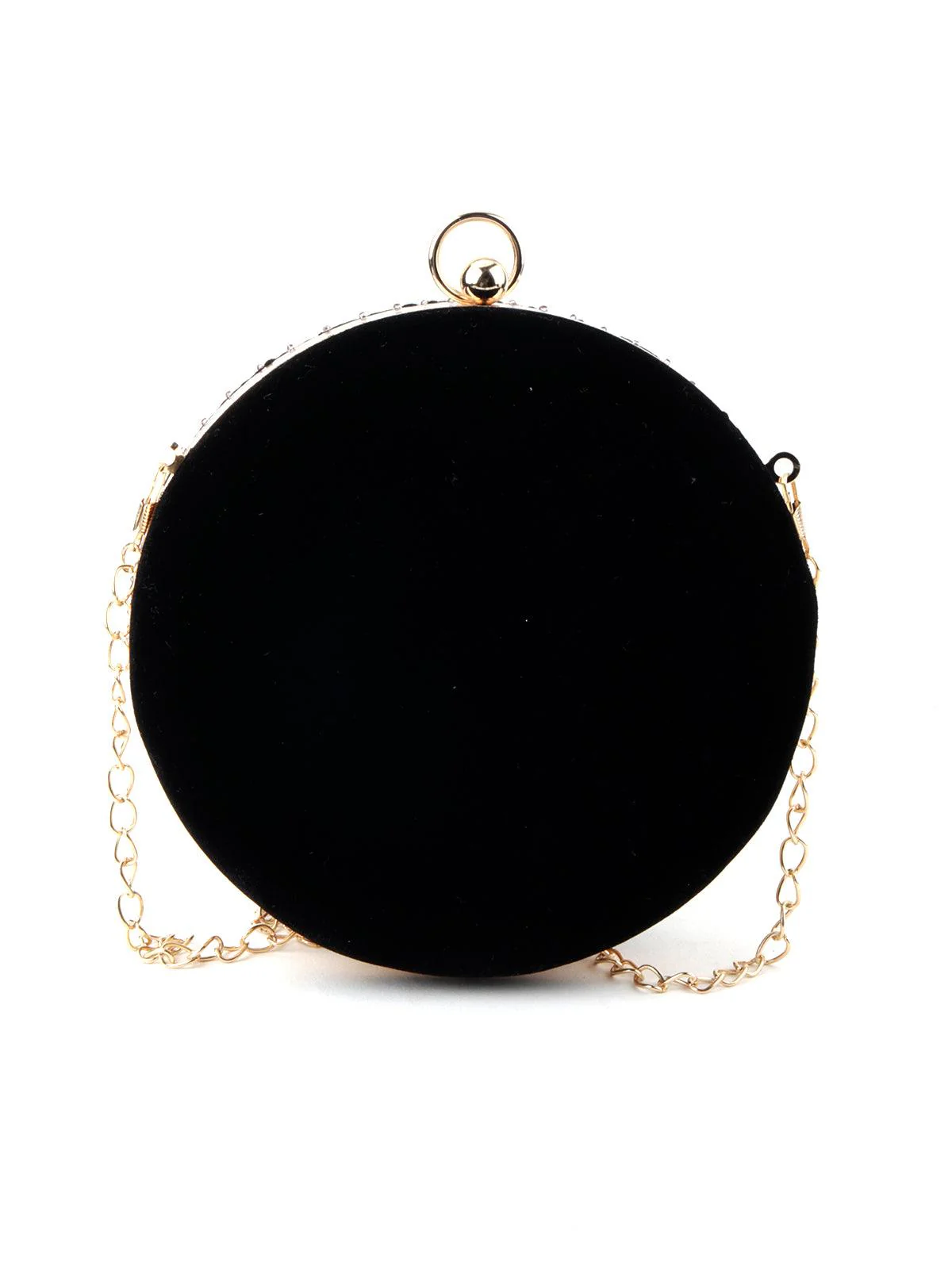 Odette Women Black Exquisite Clutch - Image 5