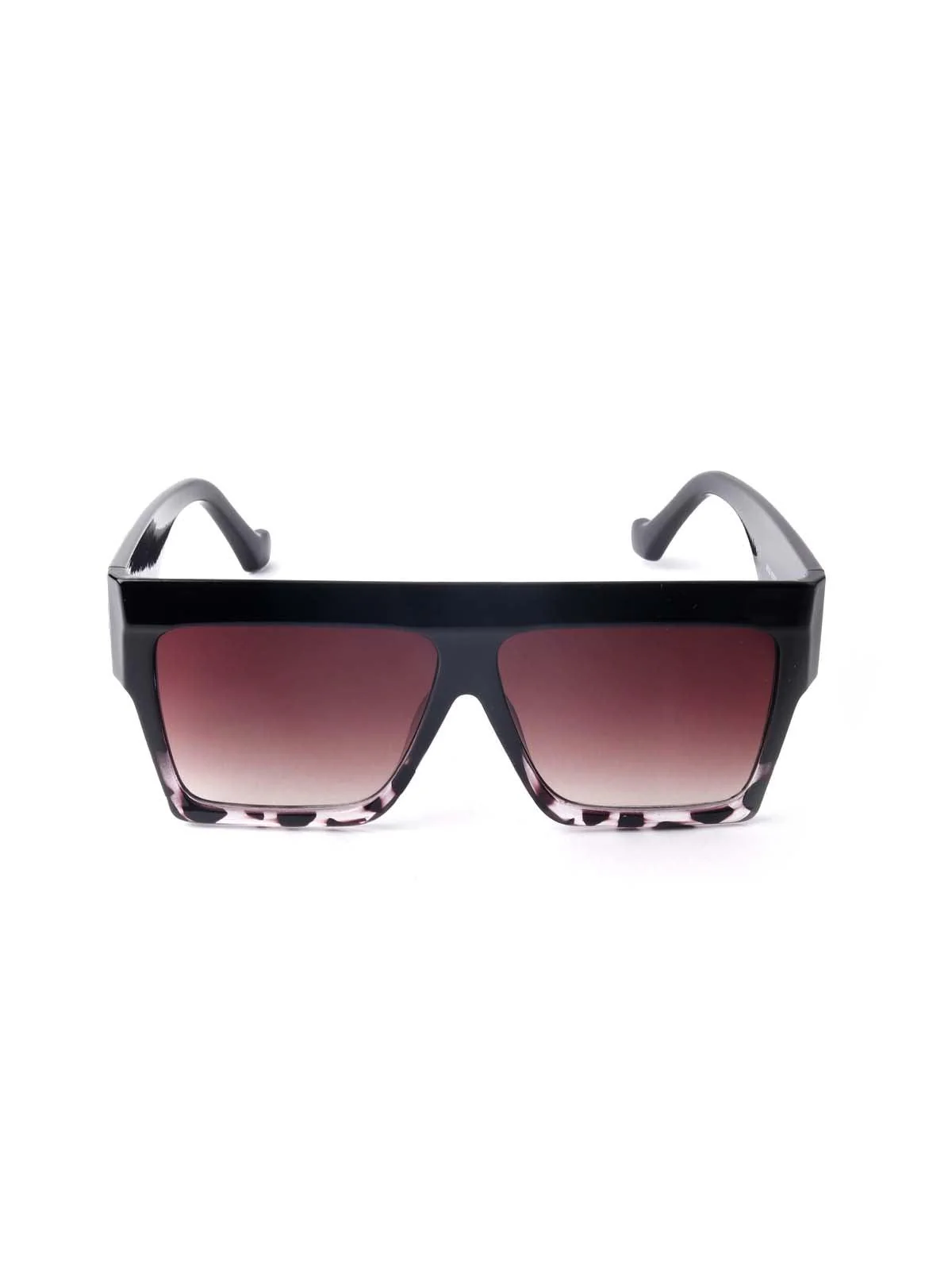 Odette Women Black Frame Tinted Oversized Sunglasses - Image 3
