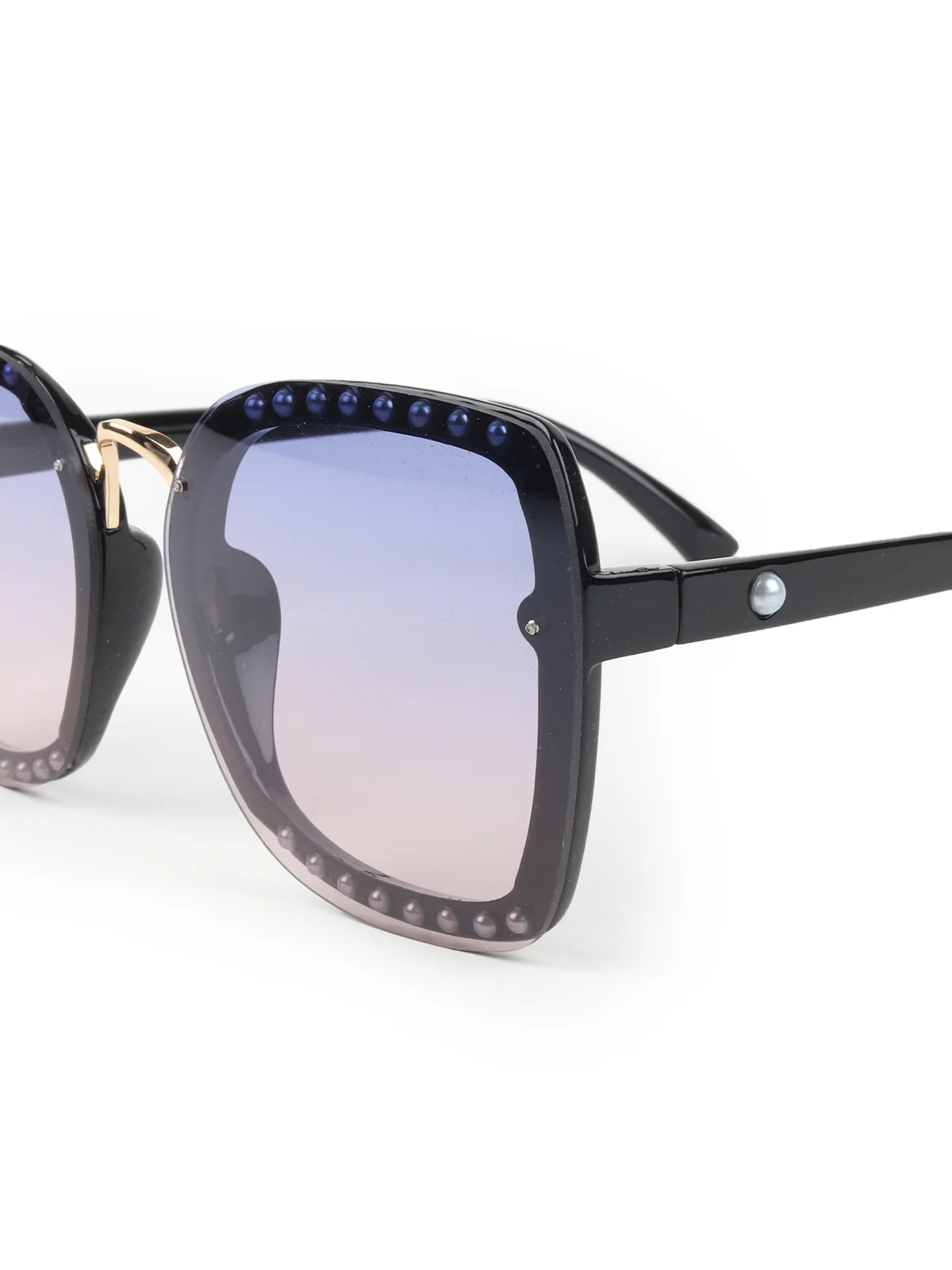 Odette Women Black High Index Acrylic Sunglasses - Image 5