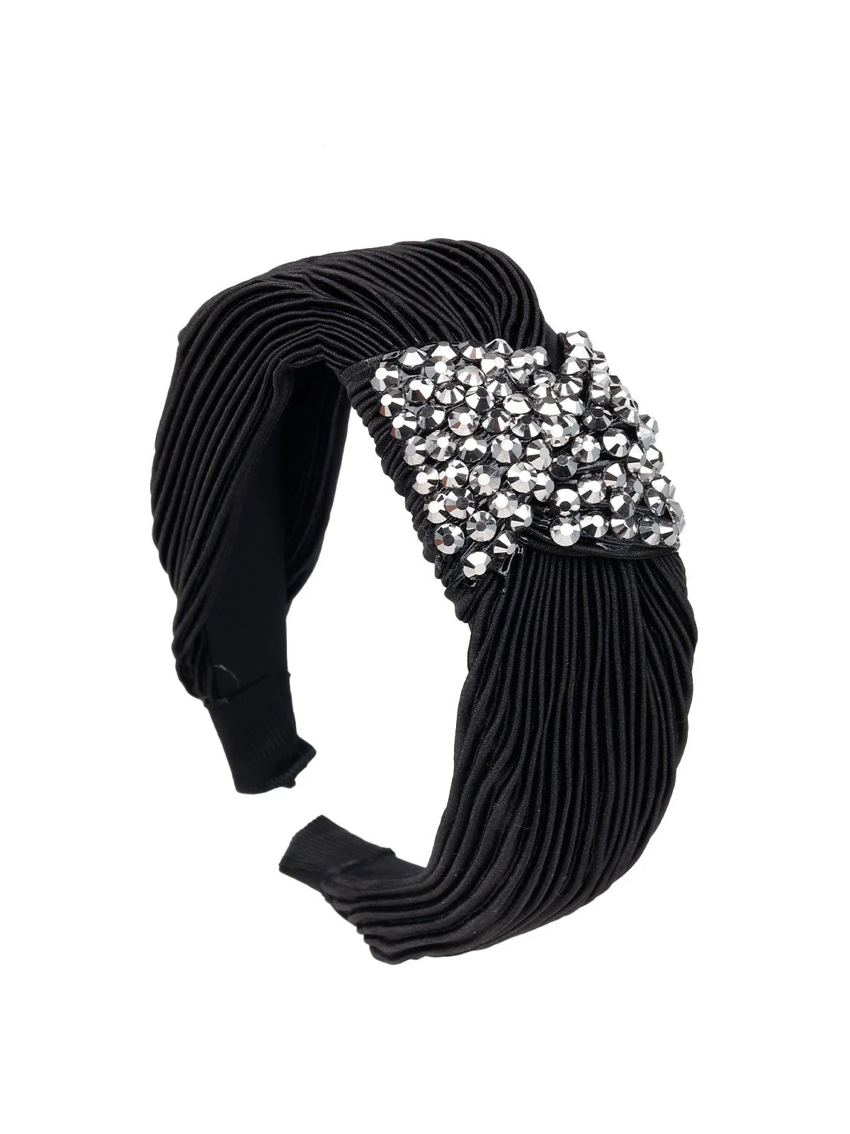 Odette Women Black Rhinestones Hairband - Image 4