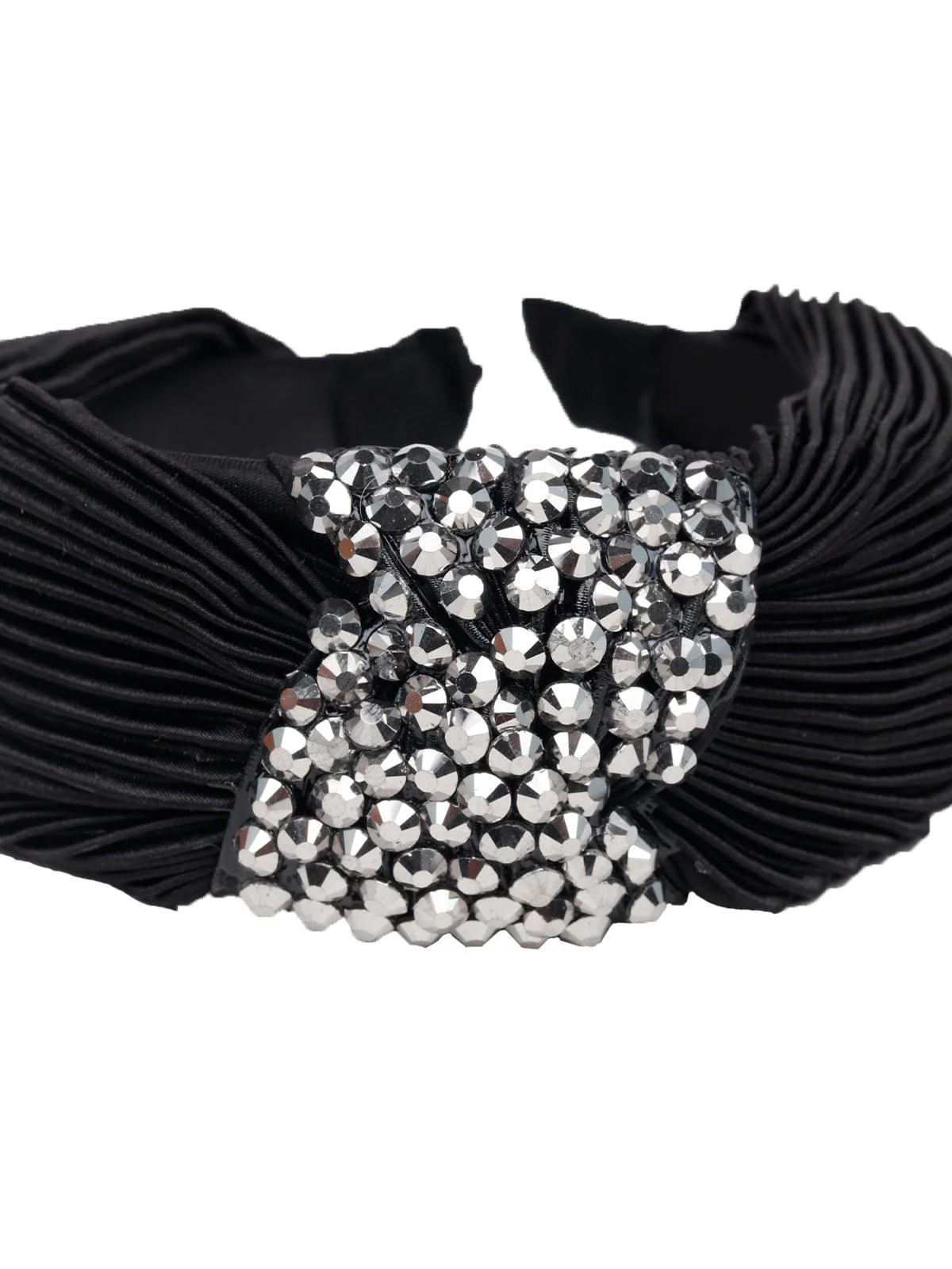 Odette Women Black Rhinestones Hairband - Image 6