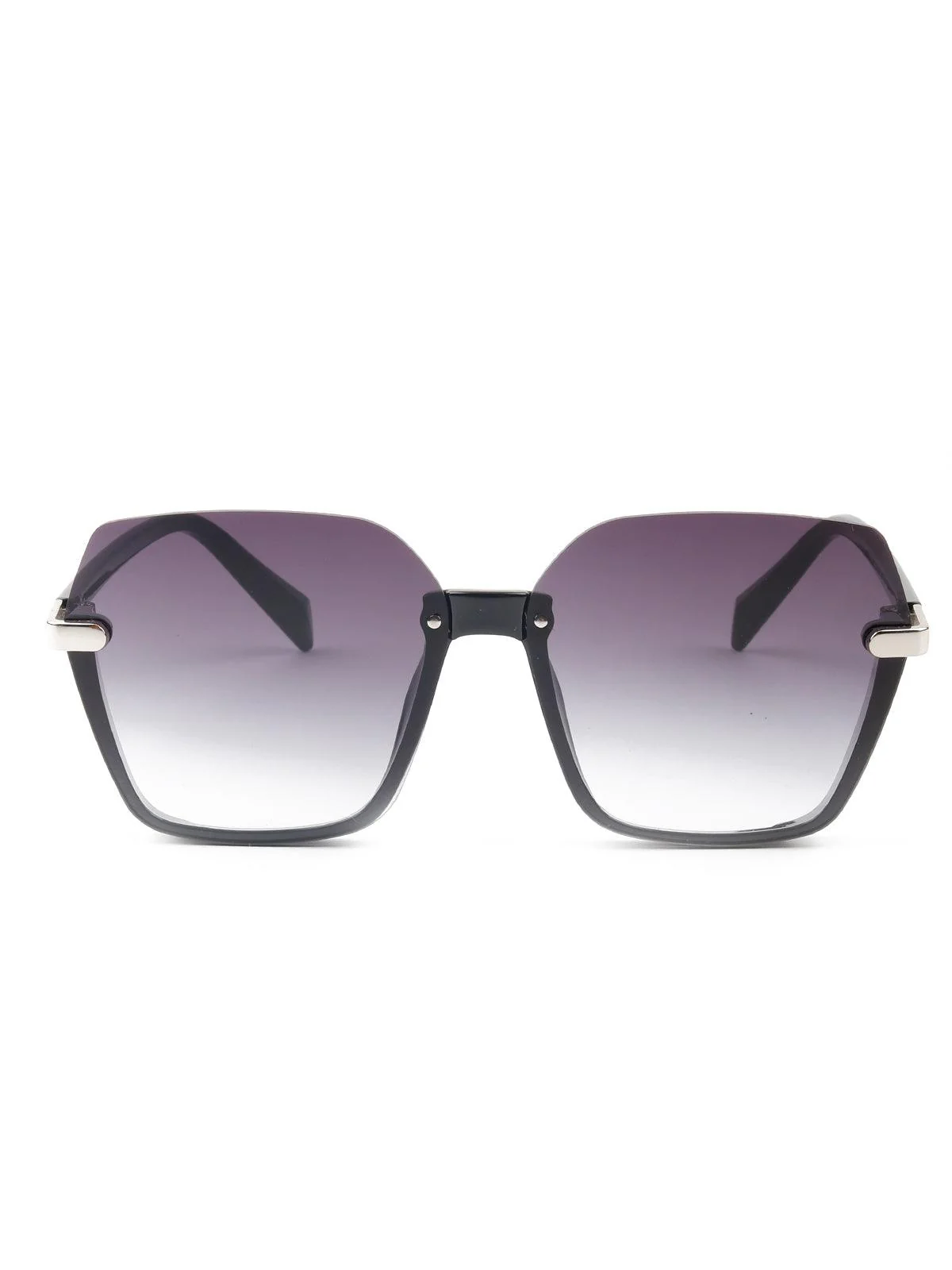 Odette Women Black Tinted Framed Sunglasses - Image 2