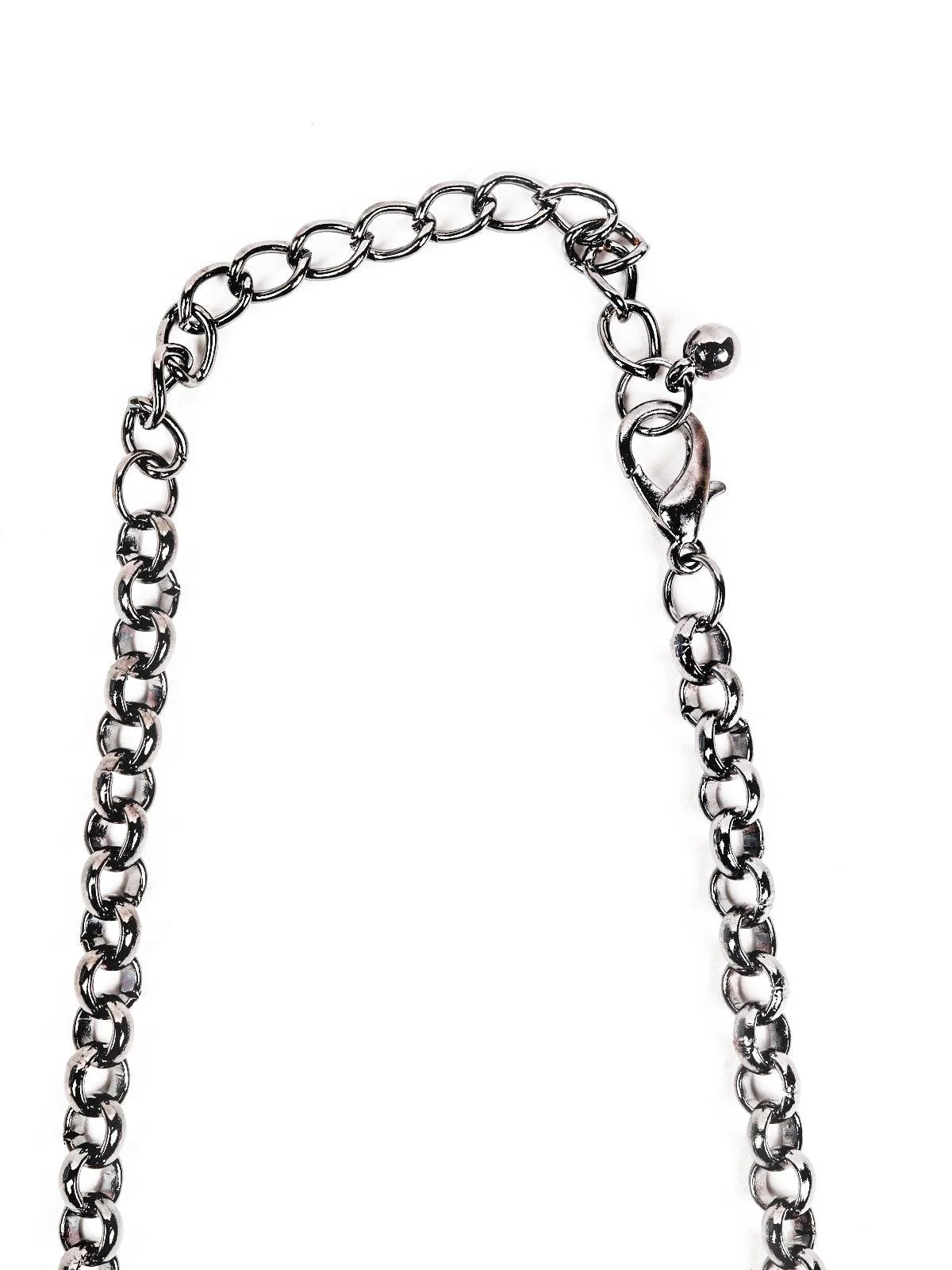 Odette Women Black Metal Necklace - Image 6