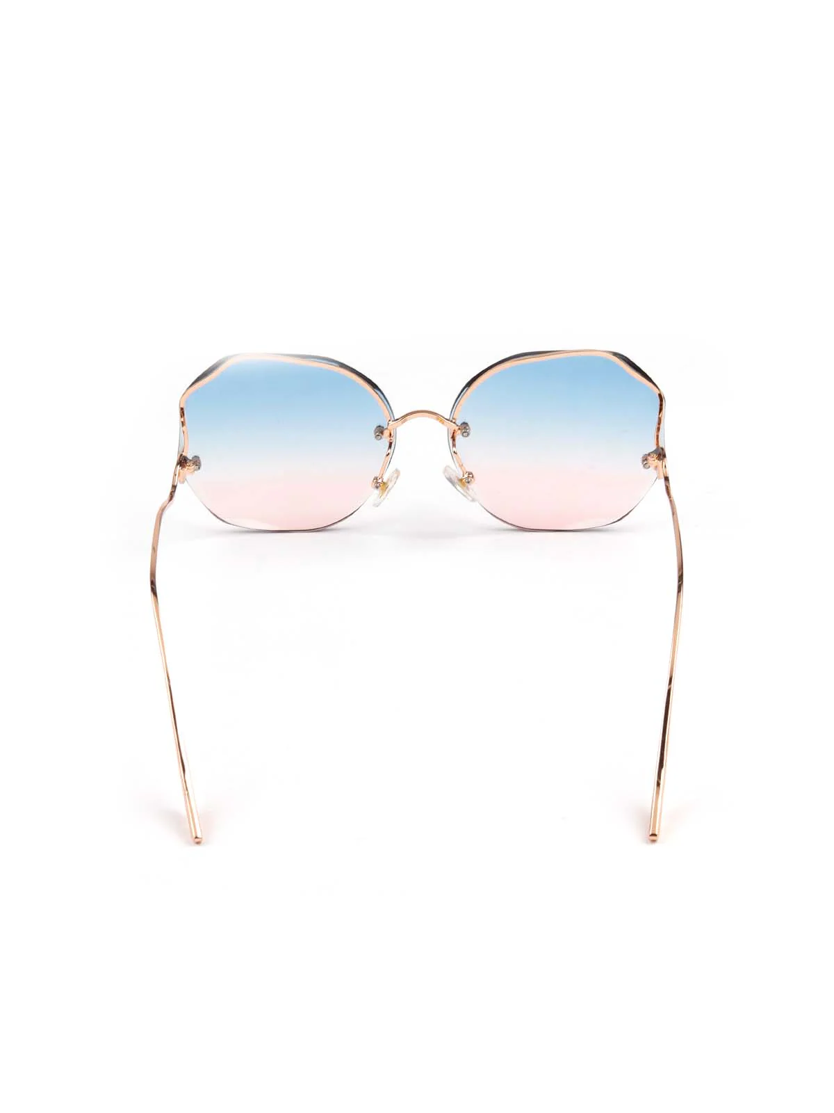 Odette Blue And Pink Tined Sunglasses For Women - Image 9