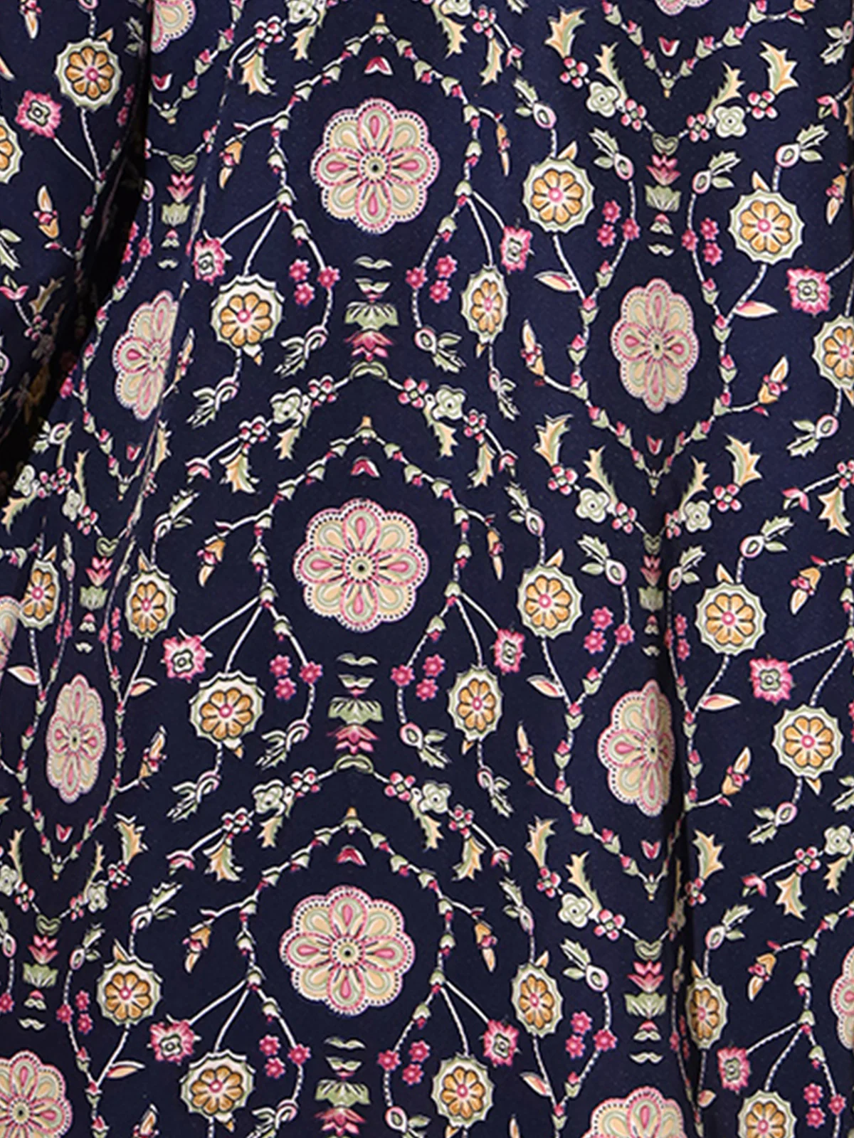 Odette Women Blue Crepe Printed Stitched Co Ord Set - Image 8