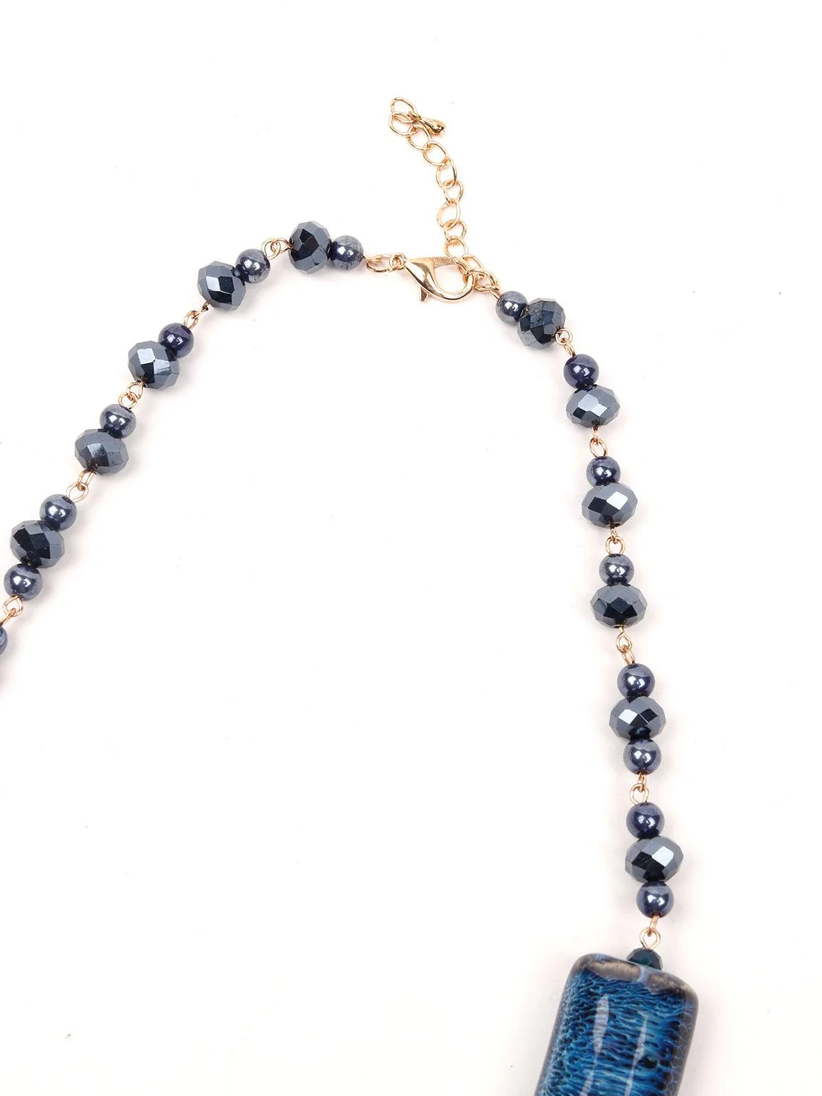 Odette Women Blue Metal Necklace - Image 5
