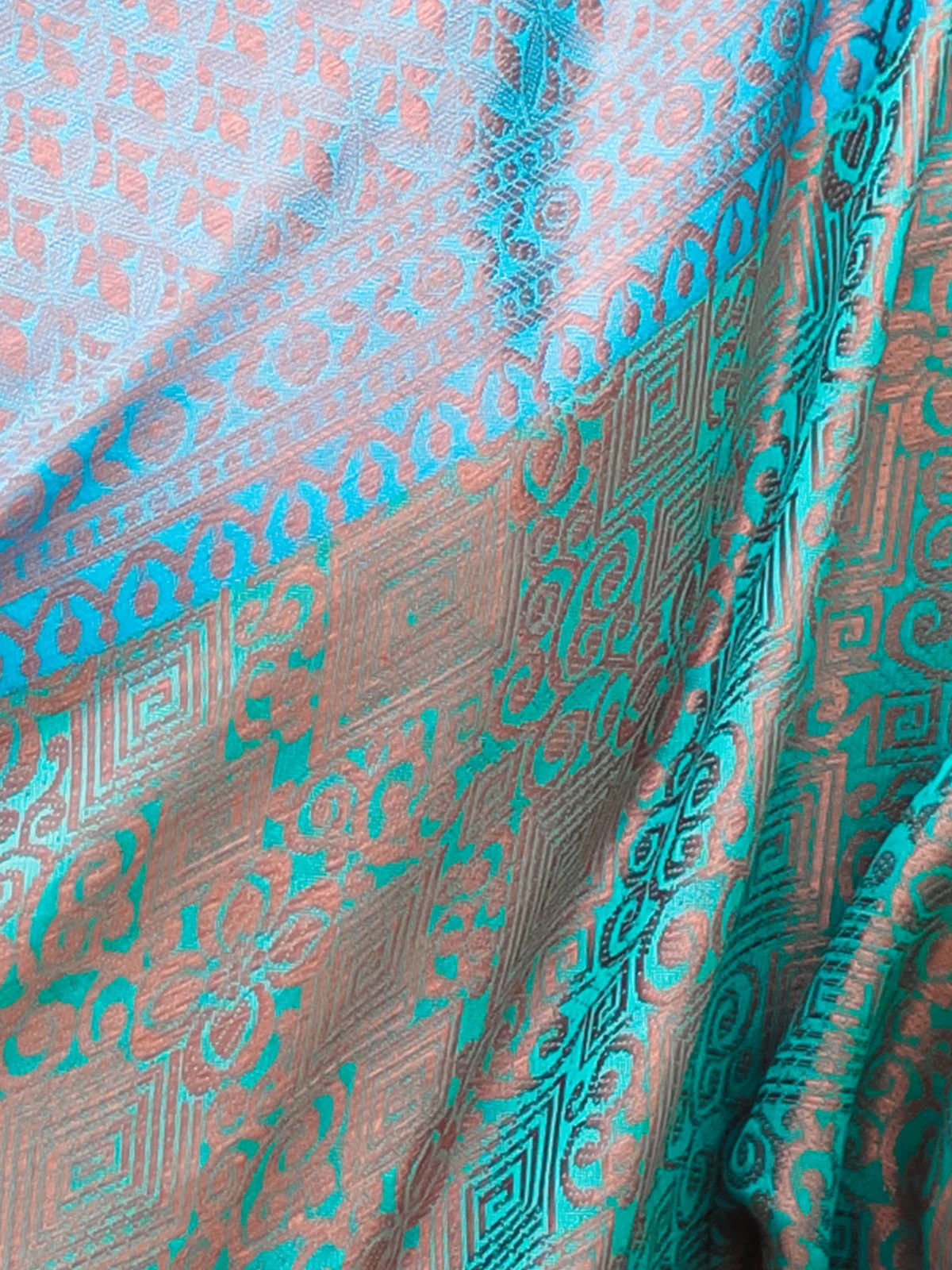 Odette Women Blue Silk Blend Woven Saree With Unstitched Blouse - Image 6
