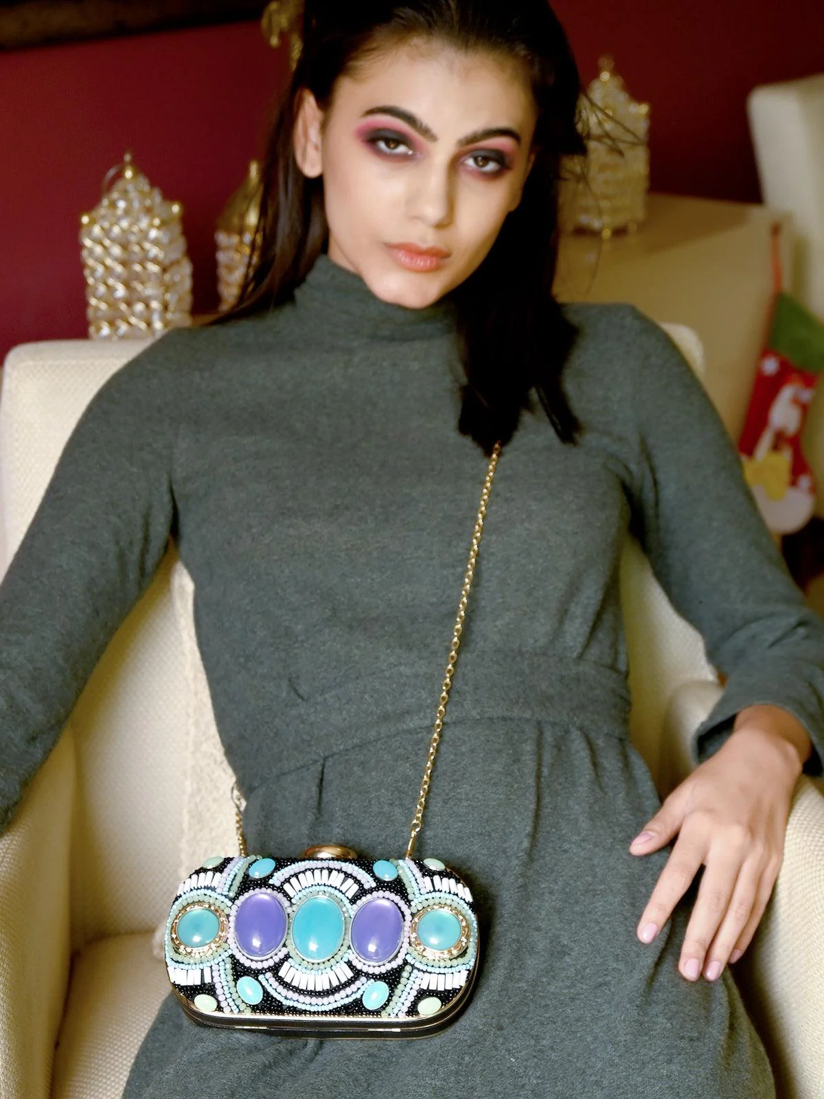 Odette Women metal Sling Bag - Image 2