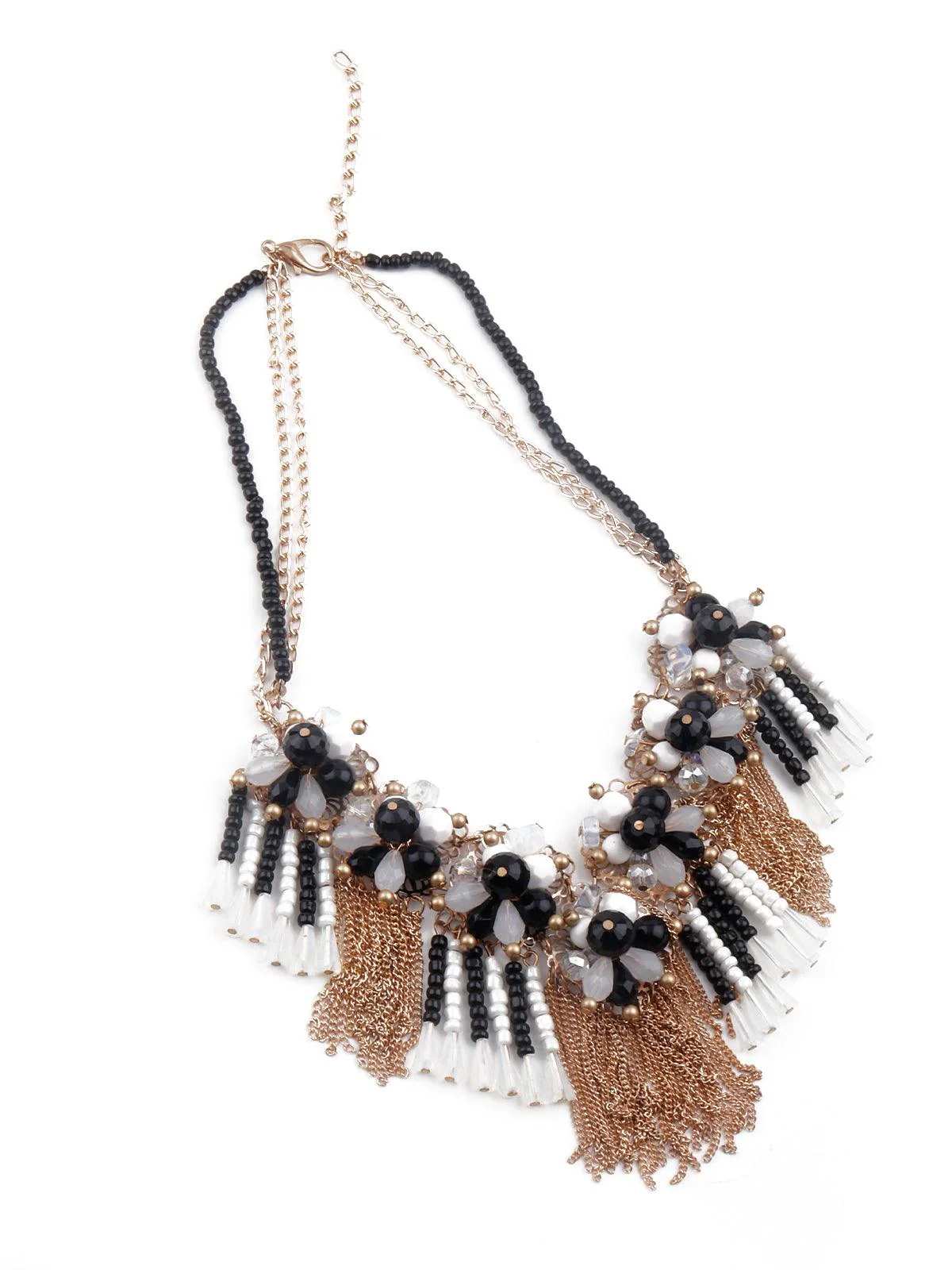 Odette Women Boho Multicoloured Gorgeous Designer Necklace - Image 4