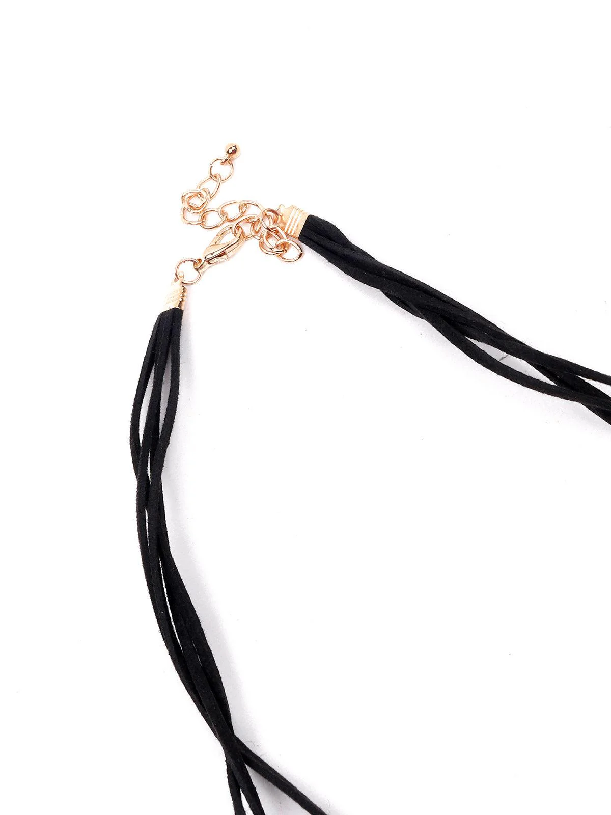 Odette Women Gold Pointed Metal Necklace - Image 5