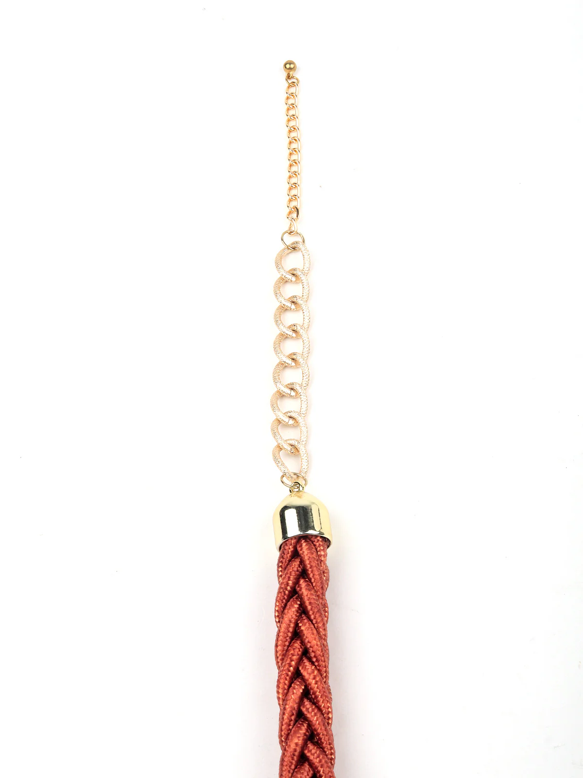 Odette Women Brown Braided Macrame Neckpiece - Image 5
