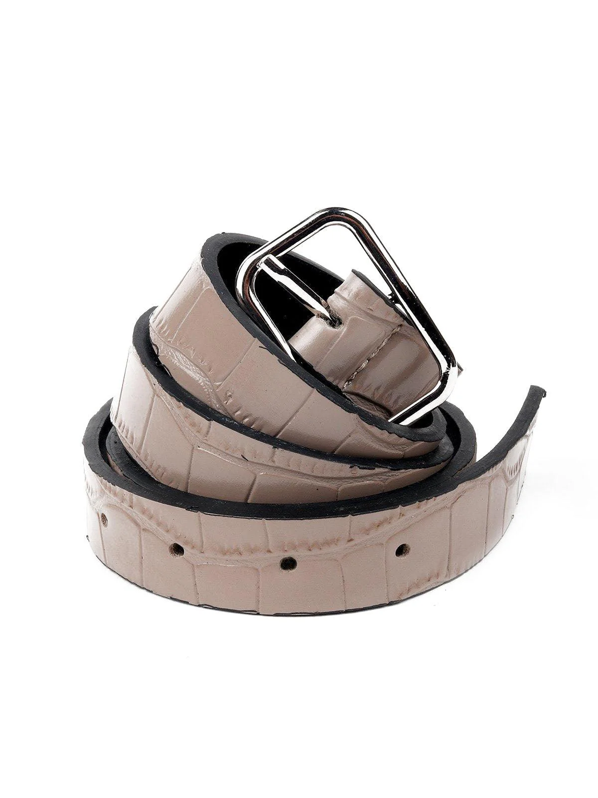 Odette Women Brown Textured Faux Leather Belt Bag - Image 5