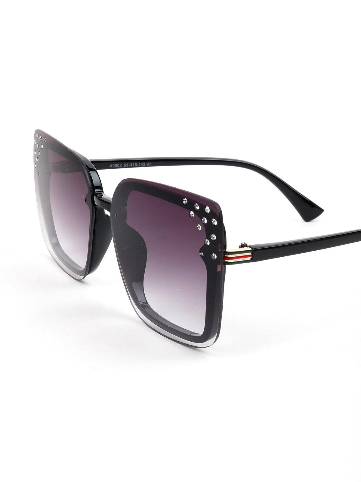 Odette Women Voilet High-Index Acrylic Sunglasses - Image 4
