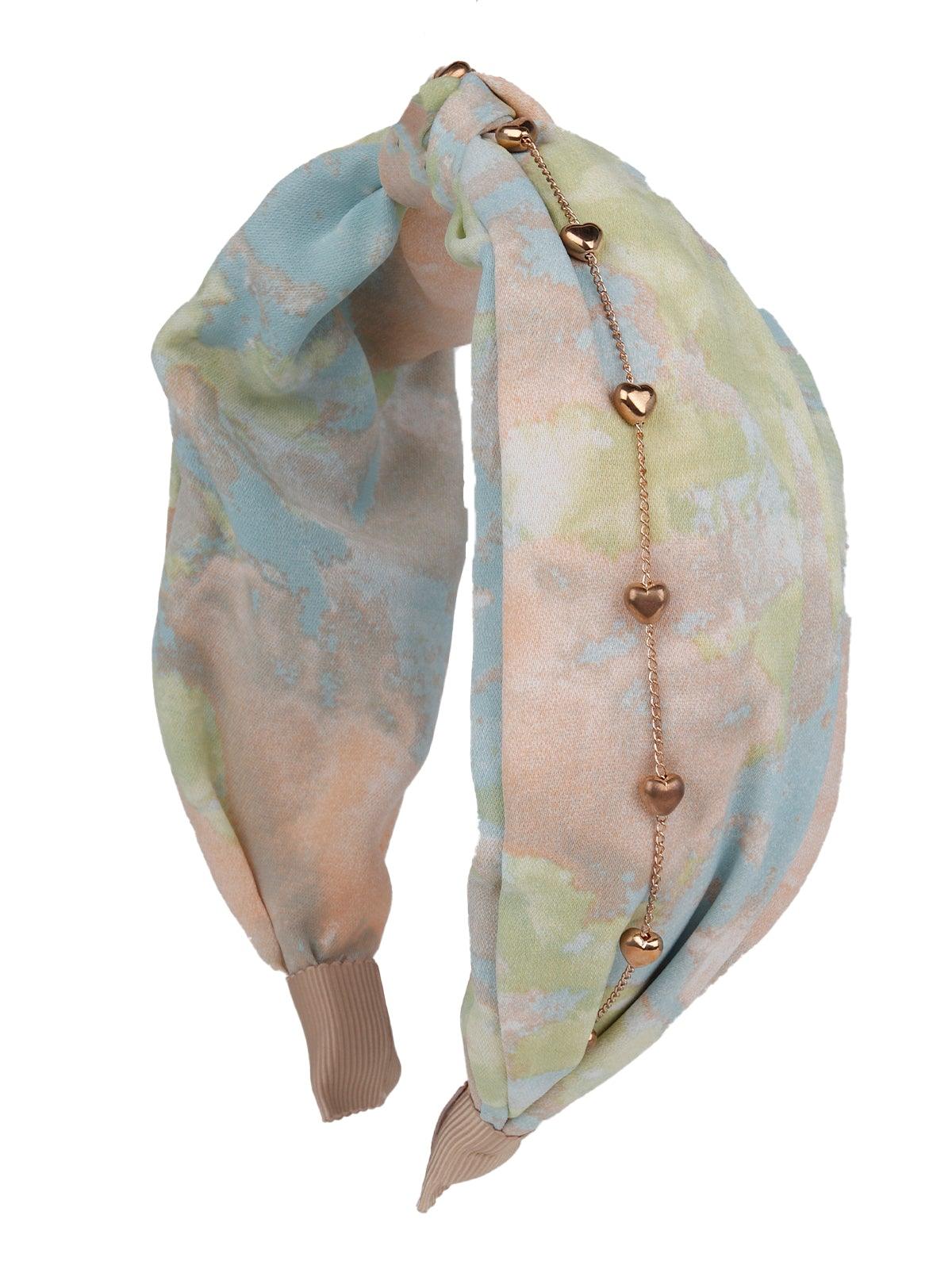 Odette Women Multicolour Fabric Hairband - Image 4