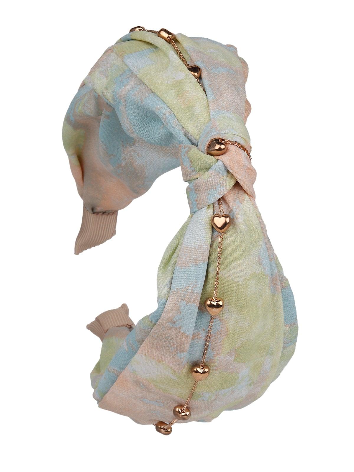 Odette Women Multicolour Fabric Hairband - Image 5