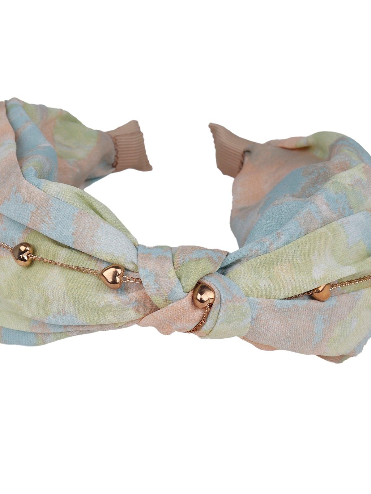 Odette Women Multicolour Fabric Hairband - Image 6