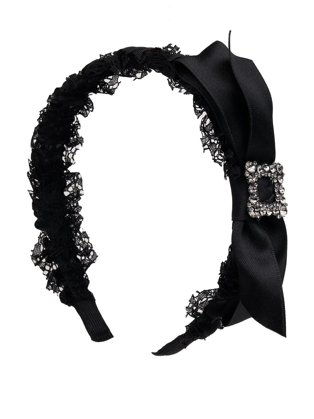 Odette Women Black Rhinestones Hairband - Image 4