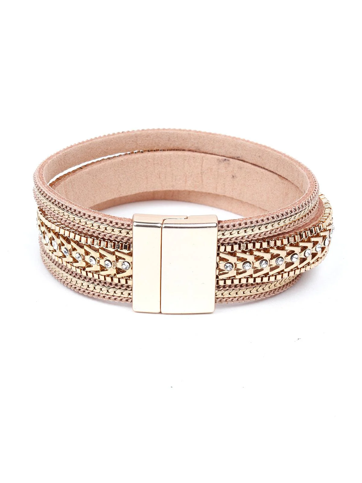 Odette Women Gold Bracelet Band - Image 5