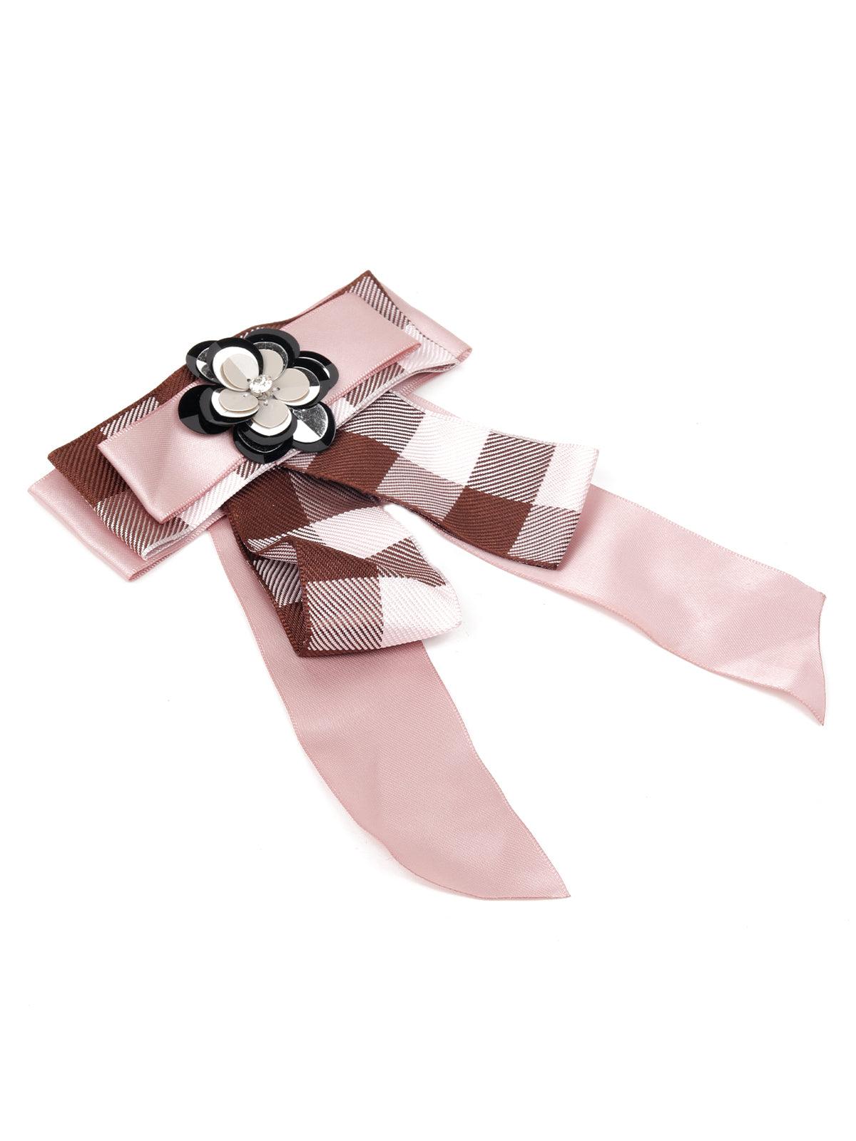 Odette Women Pink Metal Brooch - Image 2