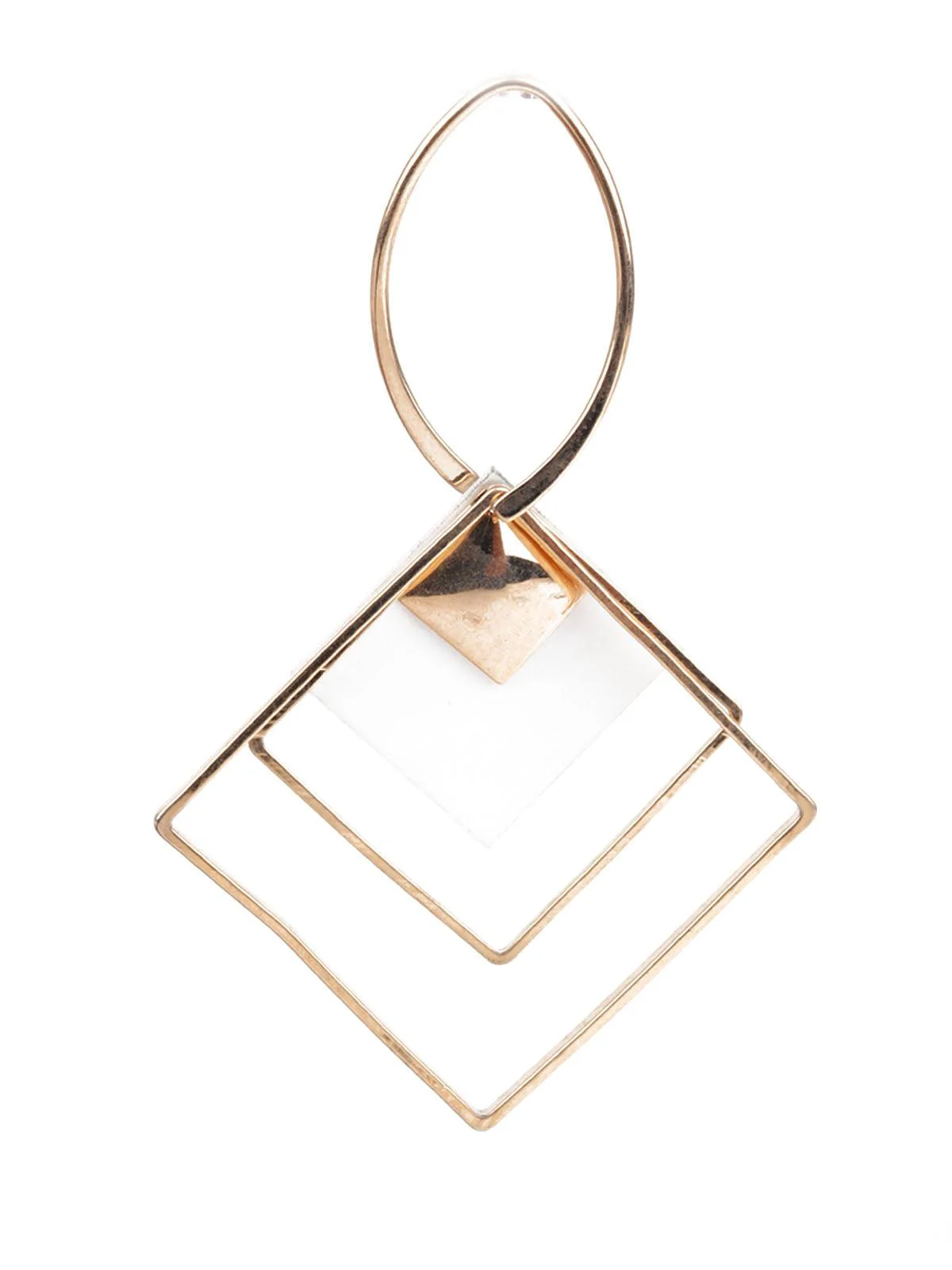 Odette Women Classy Gold Dangle Earrings - Image 2