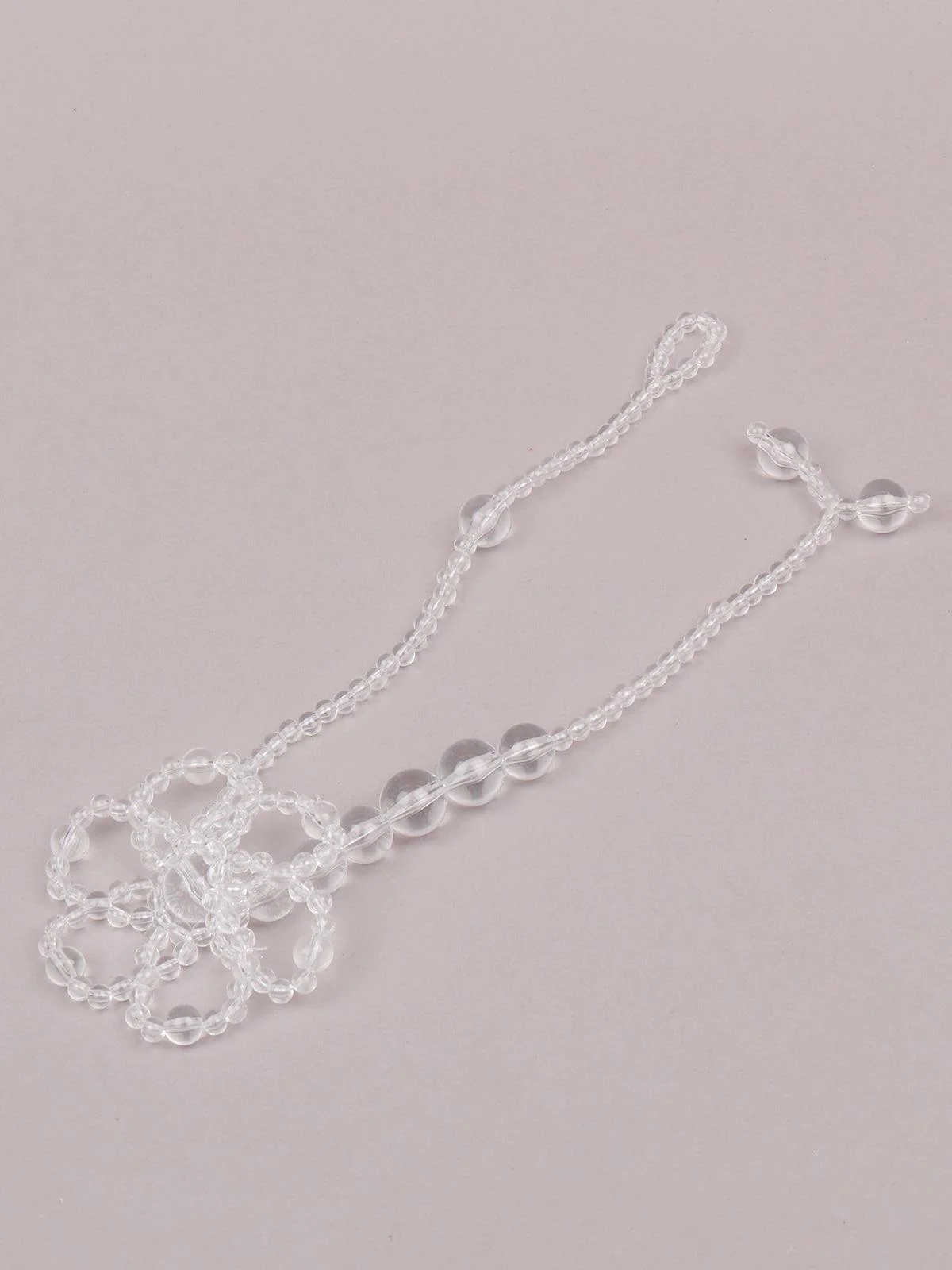 Odette Women Clear Metal Necklace - Image 4