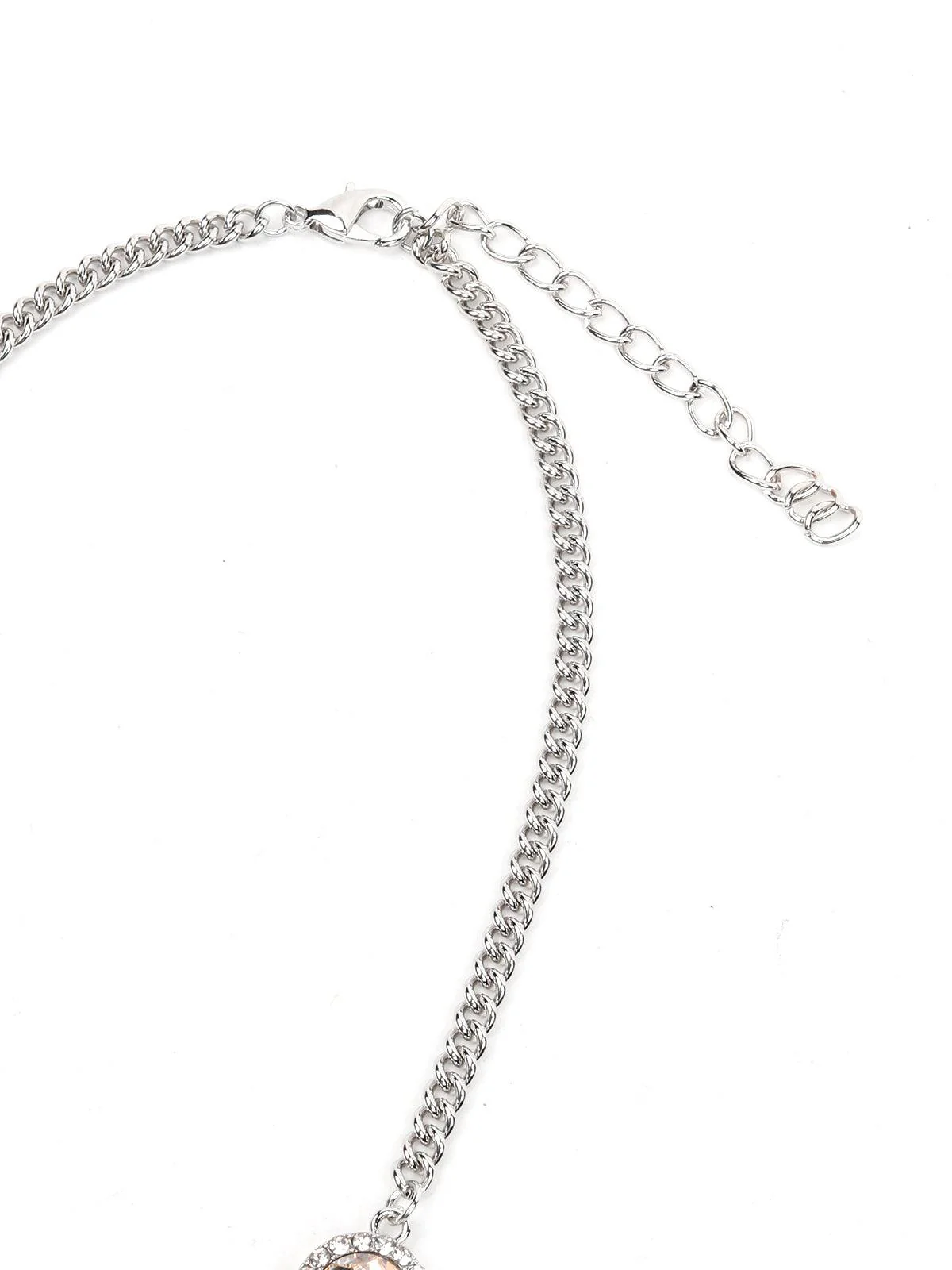 Odette Women Multicolour Rounded Metal Necklace - Image 6