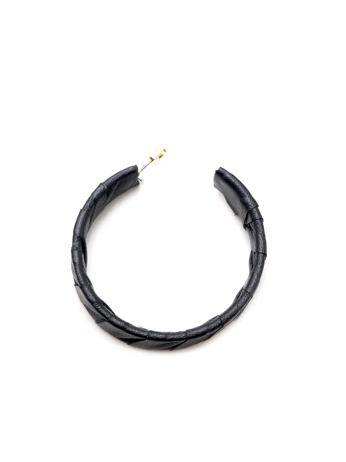 Odette Women Basic Black Hoops - Image 6