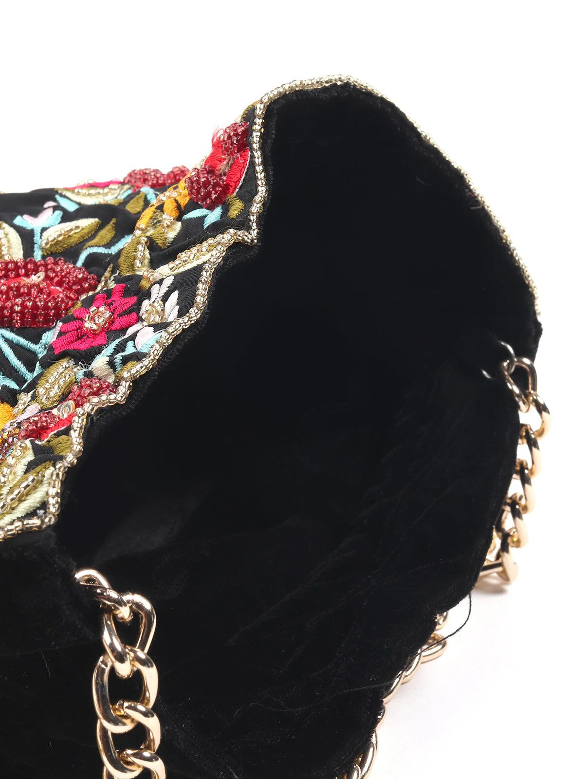 Odette Women Black Designer Potli - Image 3