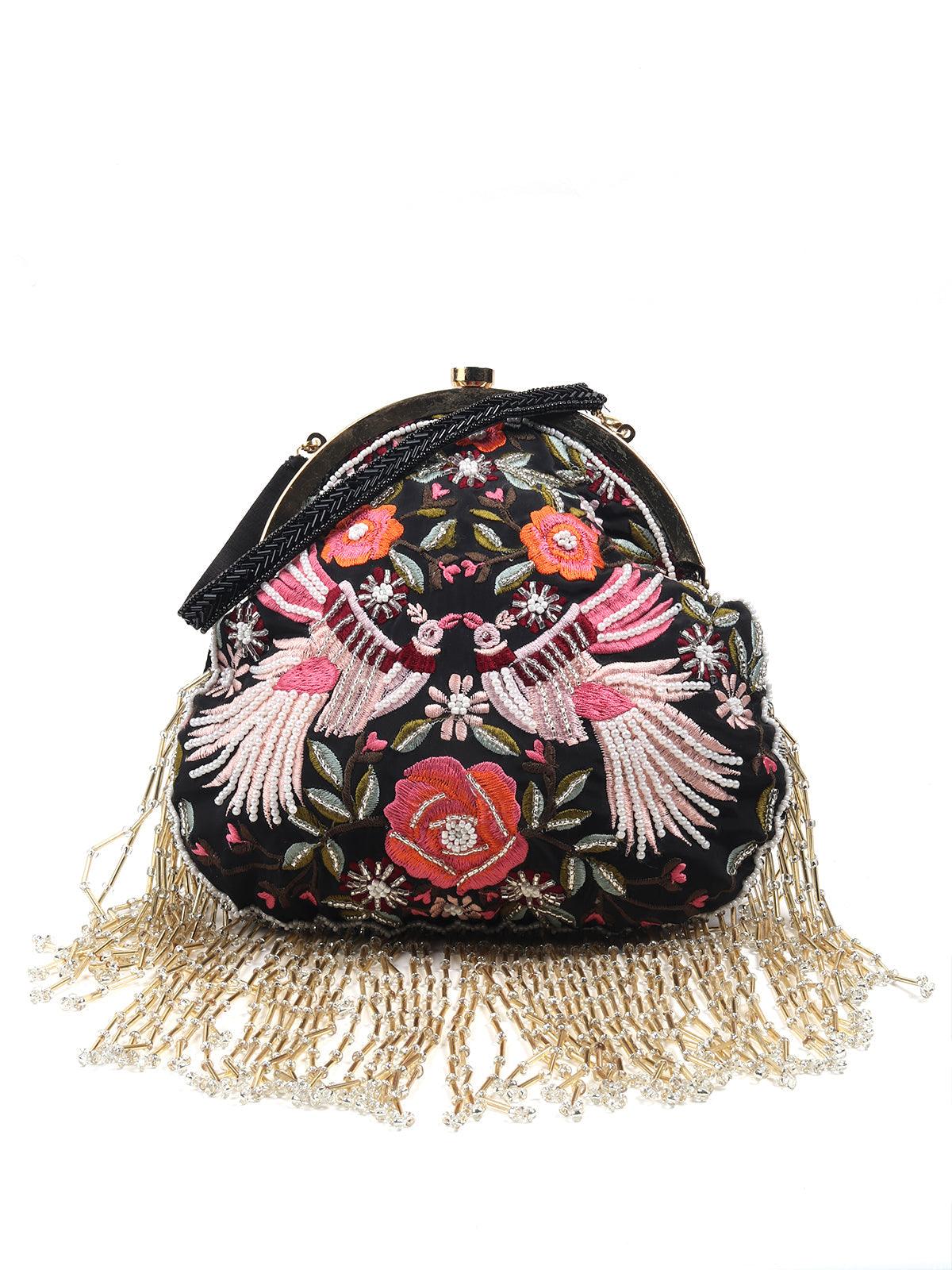 Odette Women Black Ornate Batuwa! - Image 3