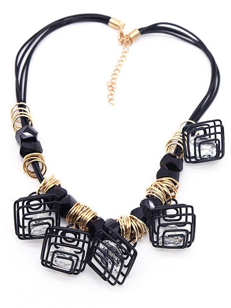 Odette Women Boundless Necklace With Small Cages - Image 3