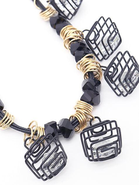 Odette Women Boundless Necklace With Small Cages - Image 5