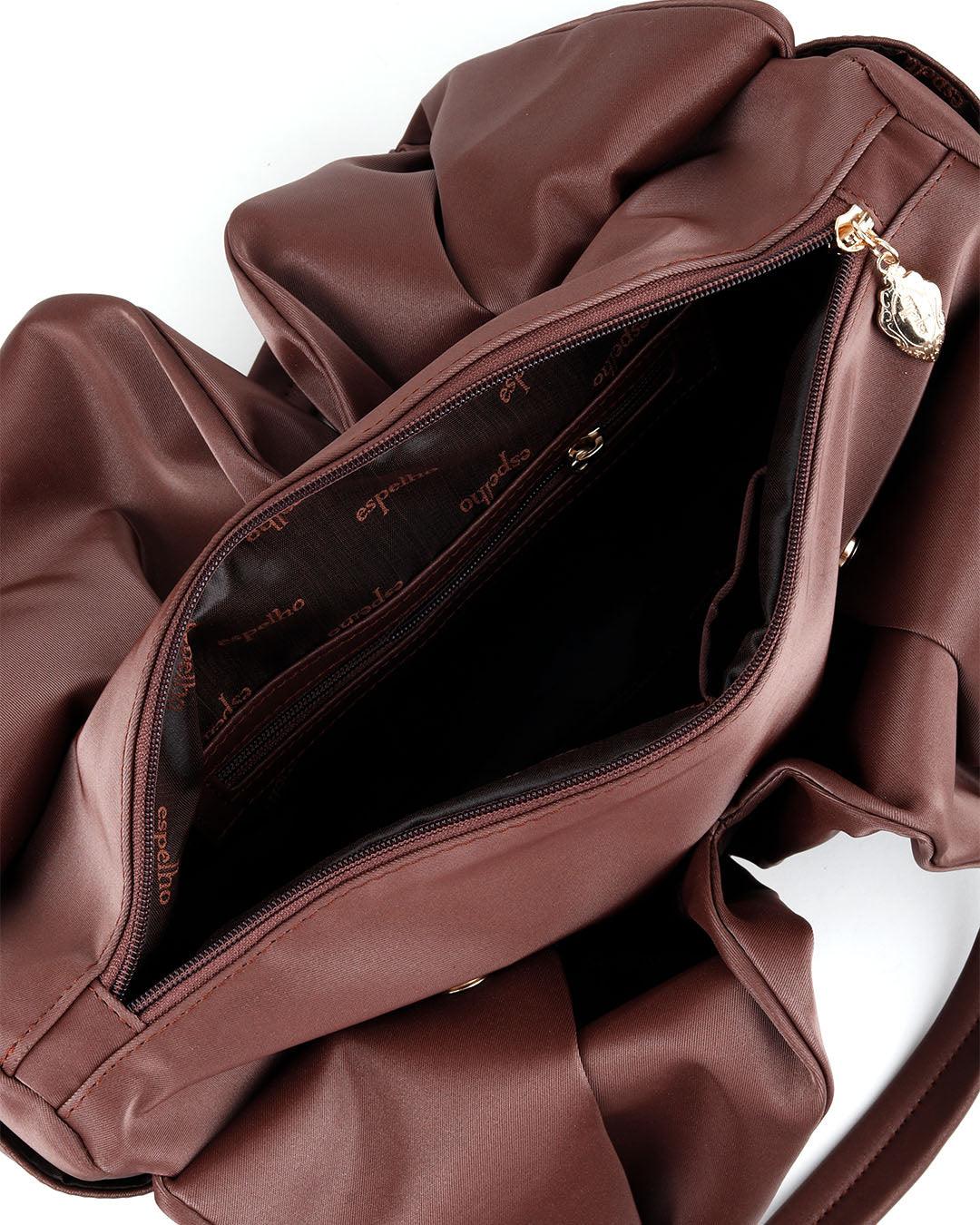 Odette Women Brown Handy Shoulder Bag - Image 5