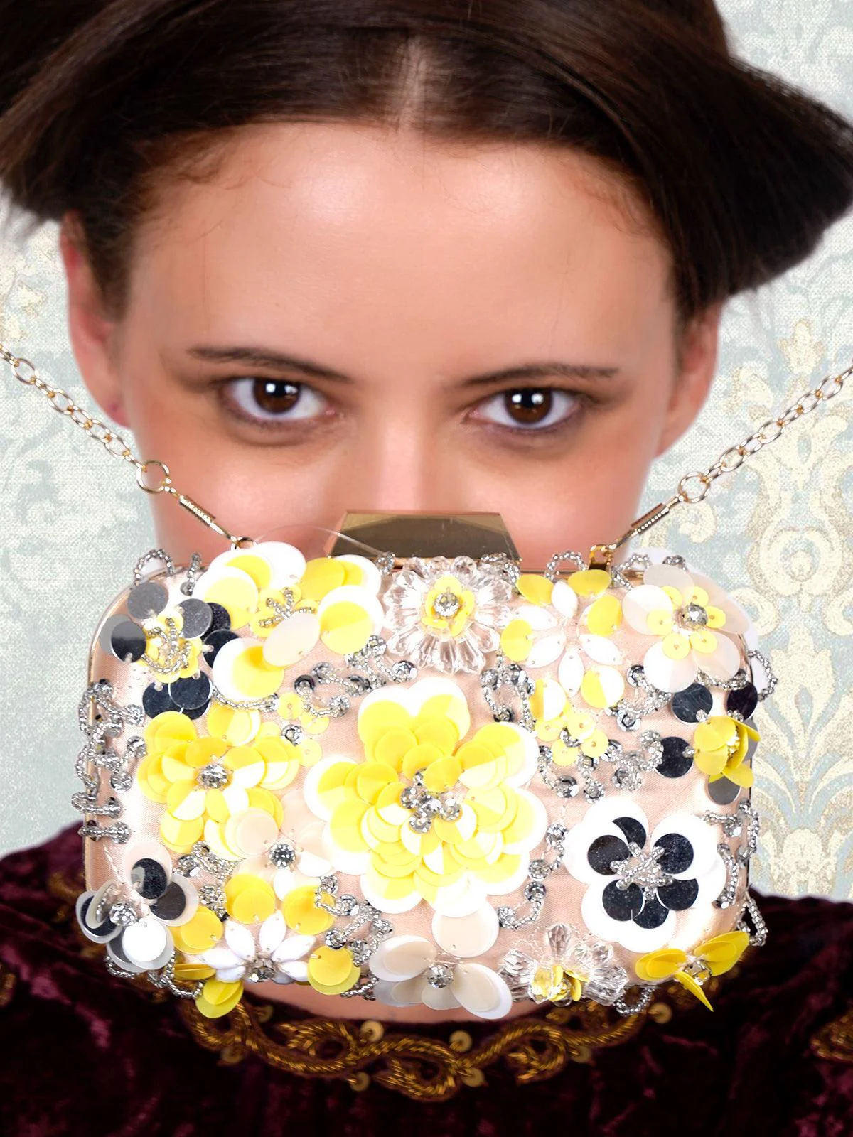 Odette Women Duchess Beige Clutch - Image 2